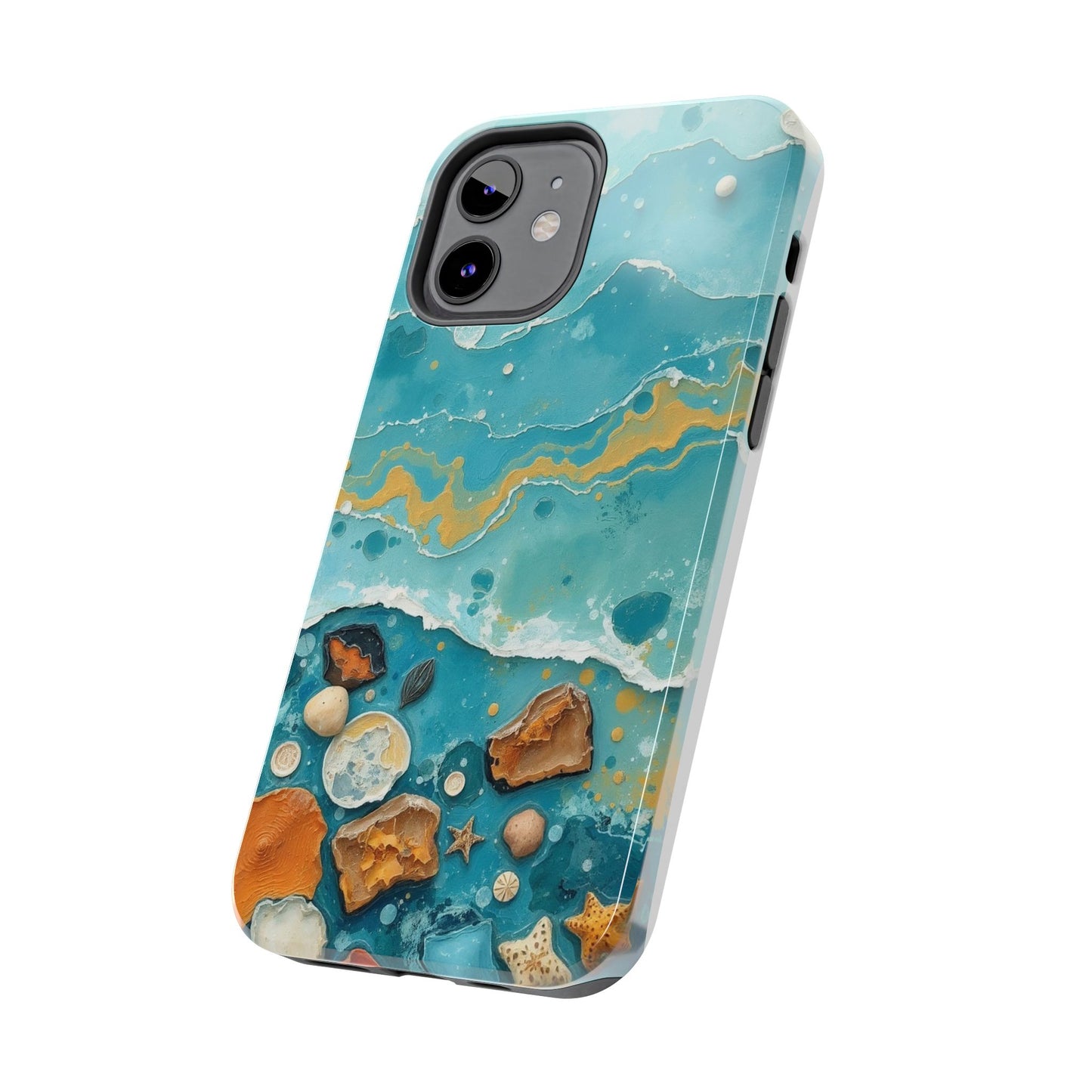 Ocean-Inspired Tough Phone Cases - Coastal Beach Vibe, Easy Accessory for Beach Lovers