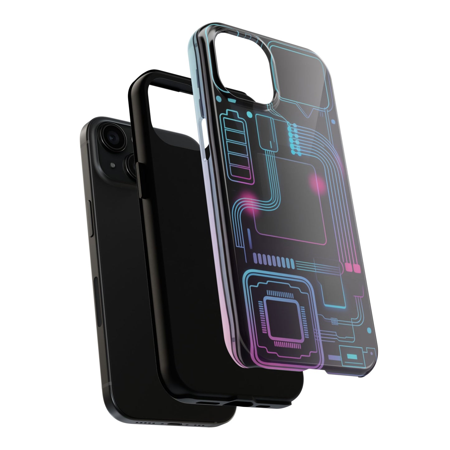 Cyberpunk Circuits Tough Phone Case
