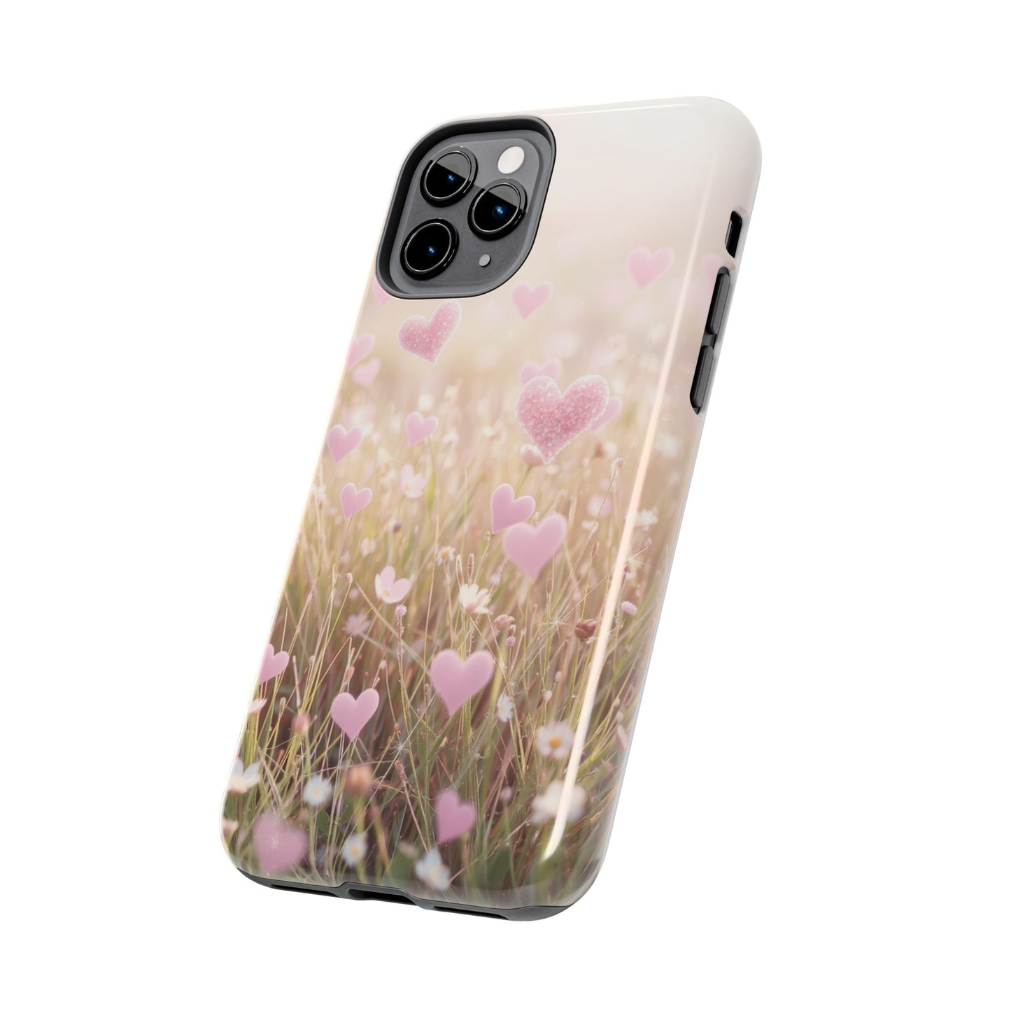 Romantic Hearts Tough Phone Case - Perfect for Lovers and Celebrations
