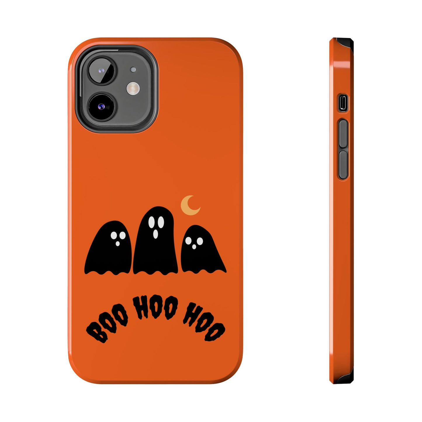 Halloween Ghost Phone Case - Boo Hoo Hoo Design - for iPhone