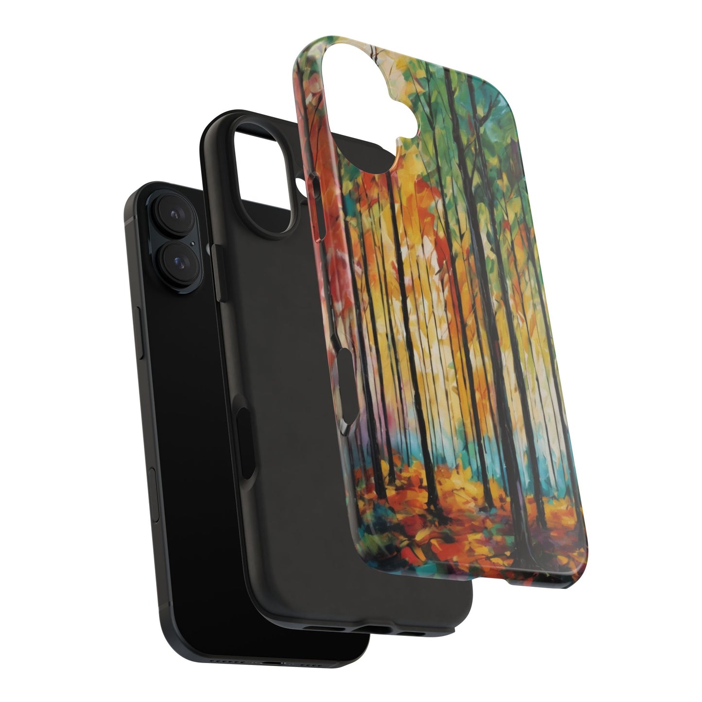 Autumn Forest Tough Phone Case - Colorful Nature Design - for iPhone