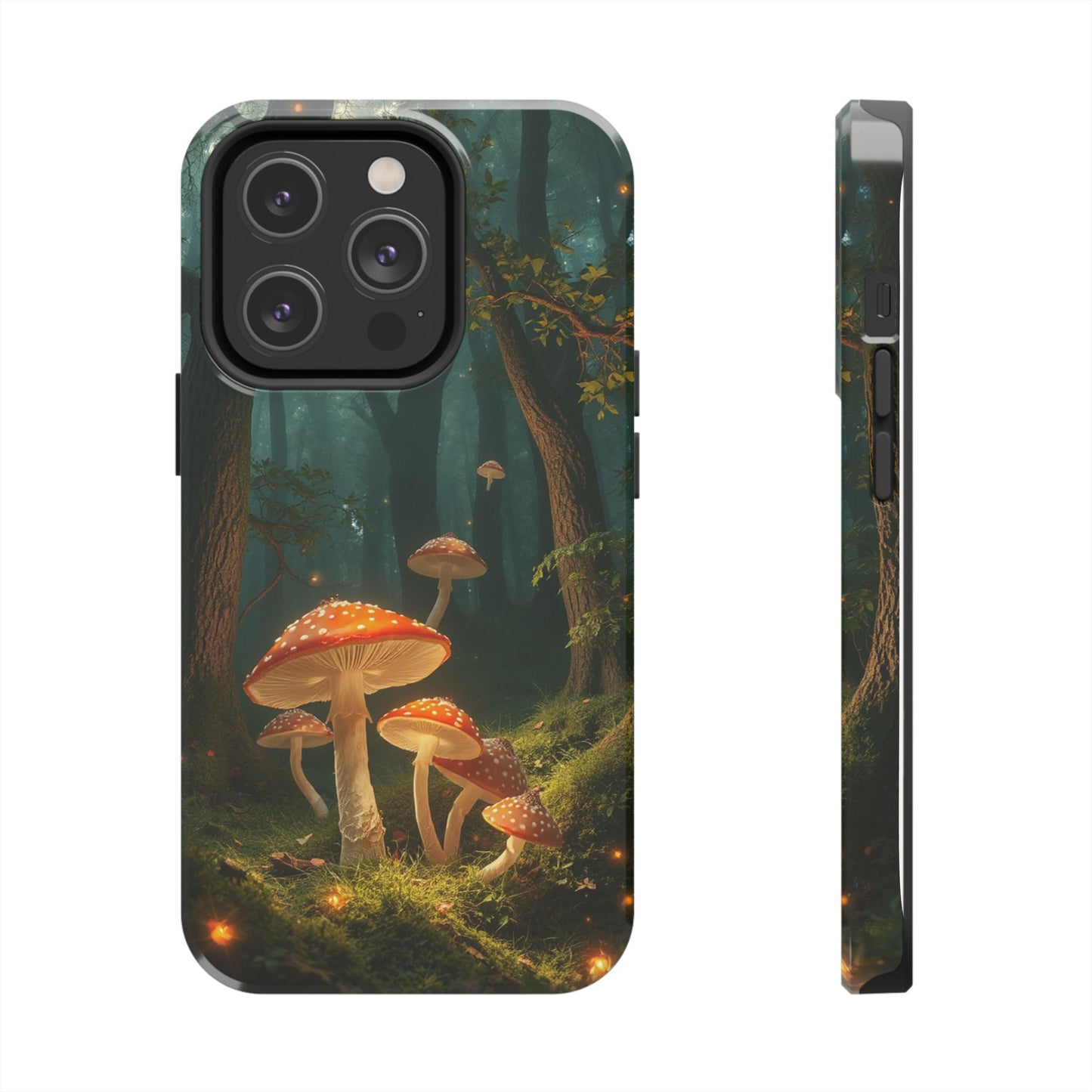 Whimsical Mushroom Tough Phone Case - Forest Fantasy Design