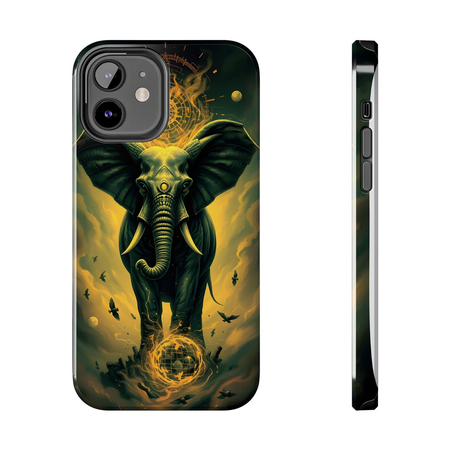 Majestic Elephant Clouds Tough Phone Case - Durable Protection with Bold Design - for iPhone