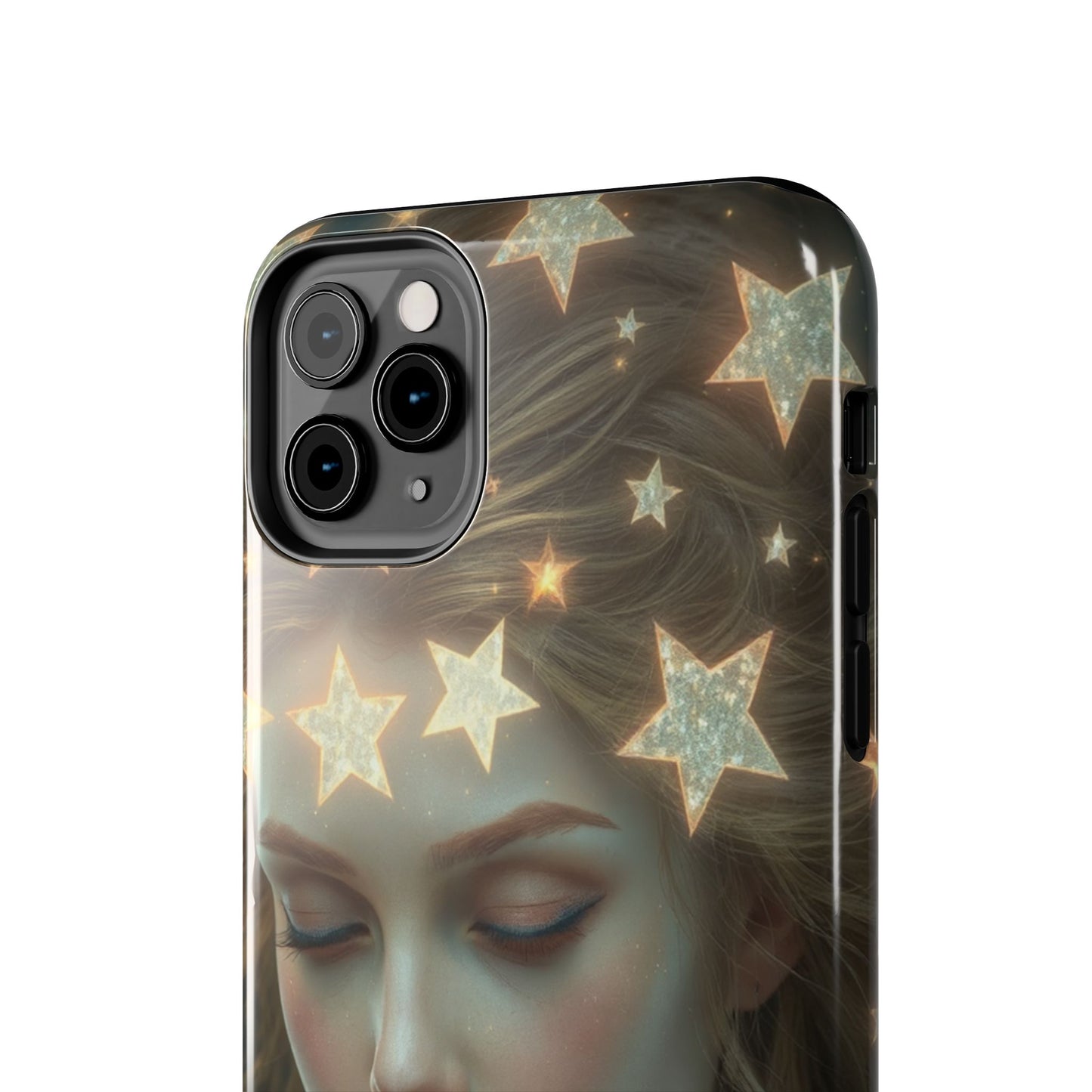 Celestial Dream Tough Phone Case - Artistic Starry Design for Style Enthusiasts