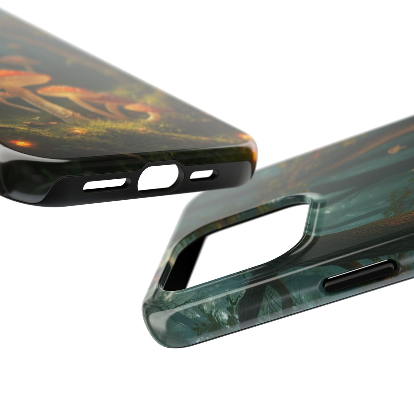 Whimsical Mushroom Tough Phone Case - Forest Fantasy Design
