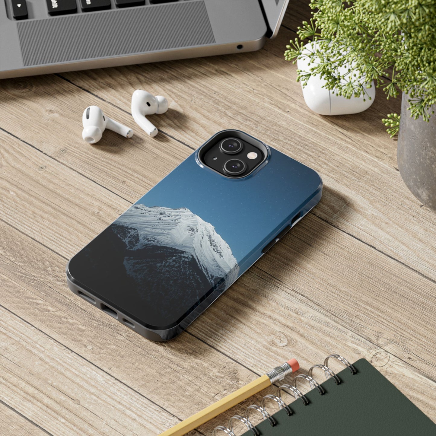 Mountain Landscape Tough Phone Case - Durable Protection for Outdoor Enthusiasts
