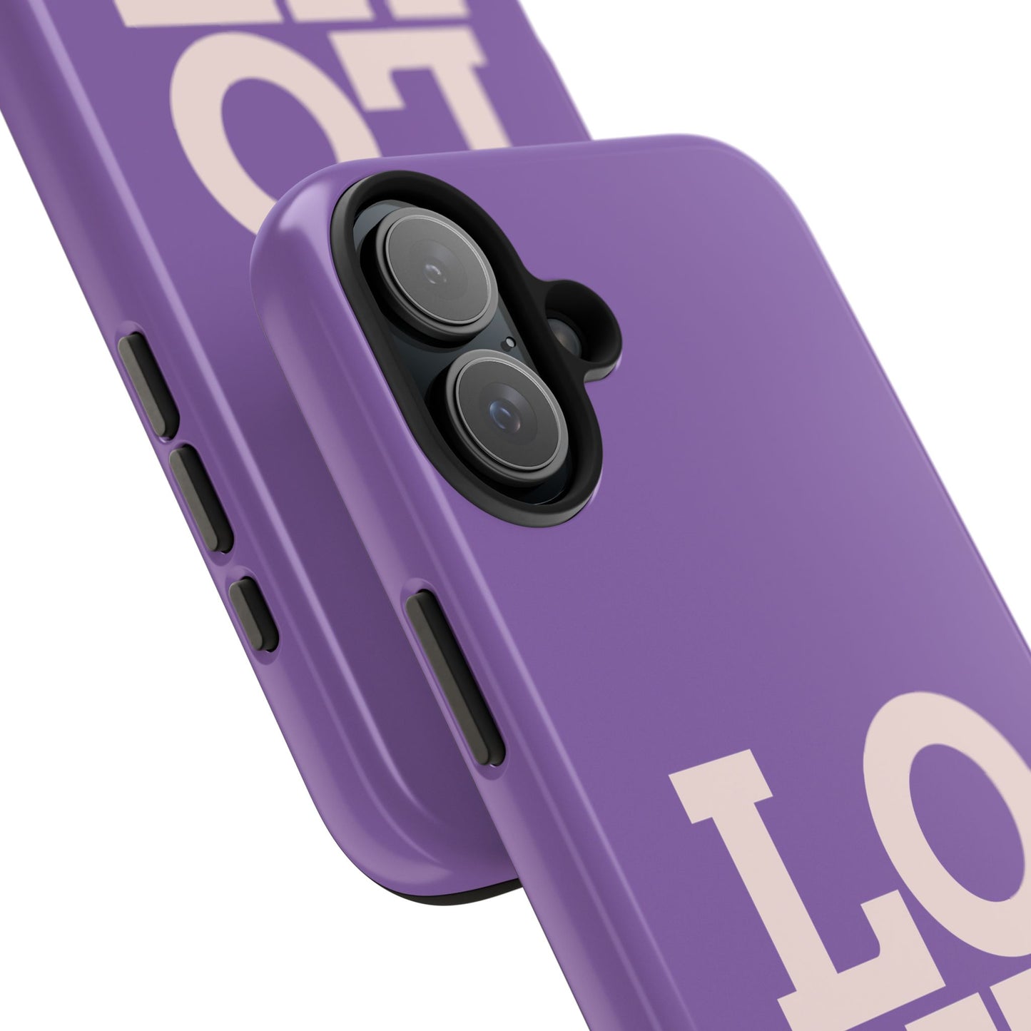 Purple Love Phone Case - Durable & Stylish Tough Case - for iPhone