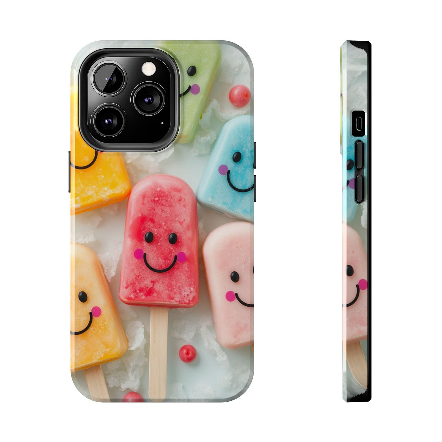 Cute Smile Popsicle Tough Phone Case - Fun Protection for Your Device