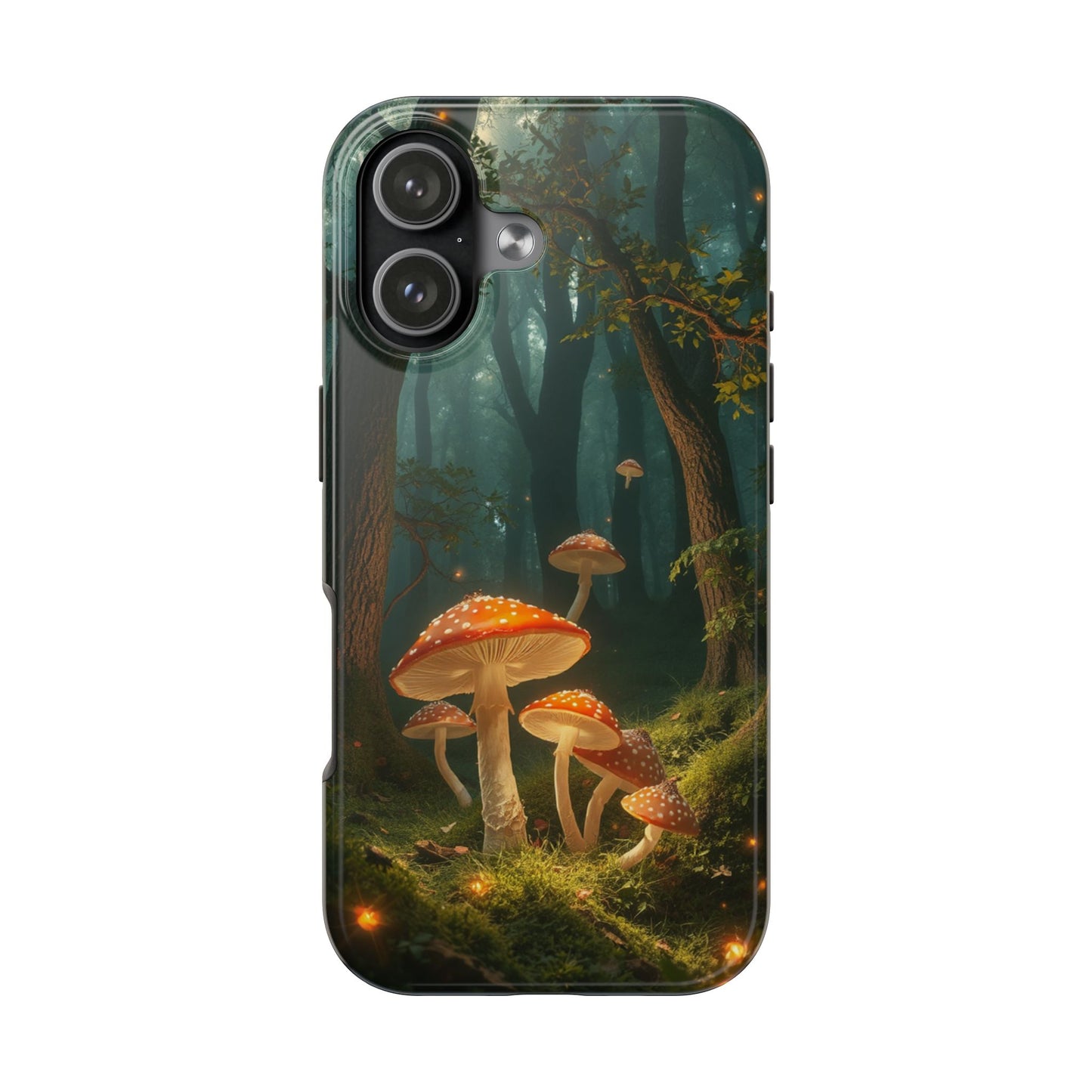 Whimsical Mushroom Tough Phone Case - Forest Fantasy Design