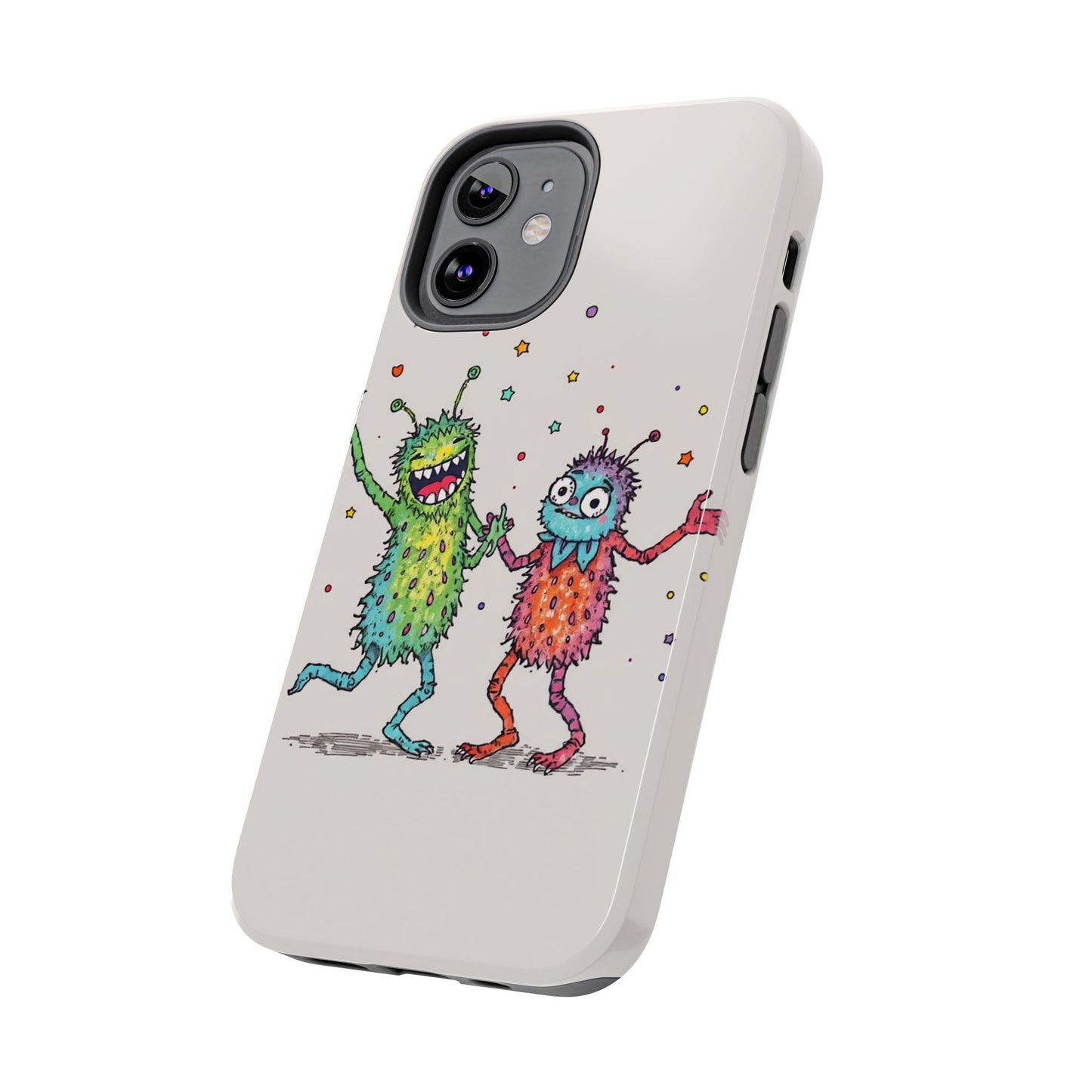 Colorful Monster Tough Phone Case - Fun and Playful Design