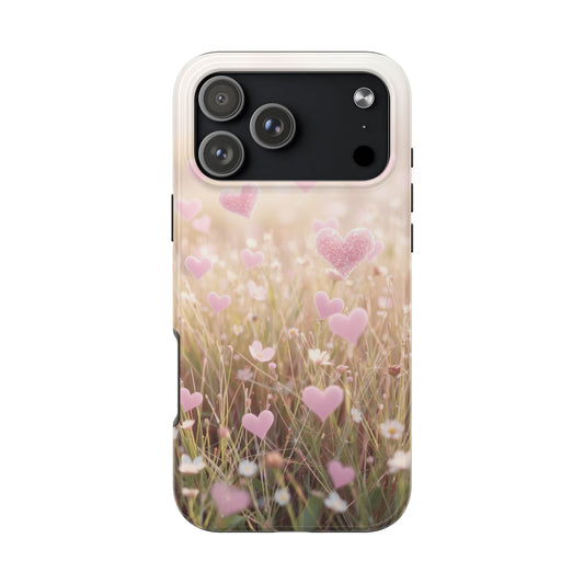 Romantic Hearts Tough Phone Case - Perfect for Lovers and Celebrations