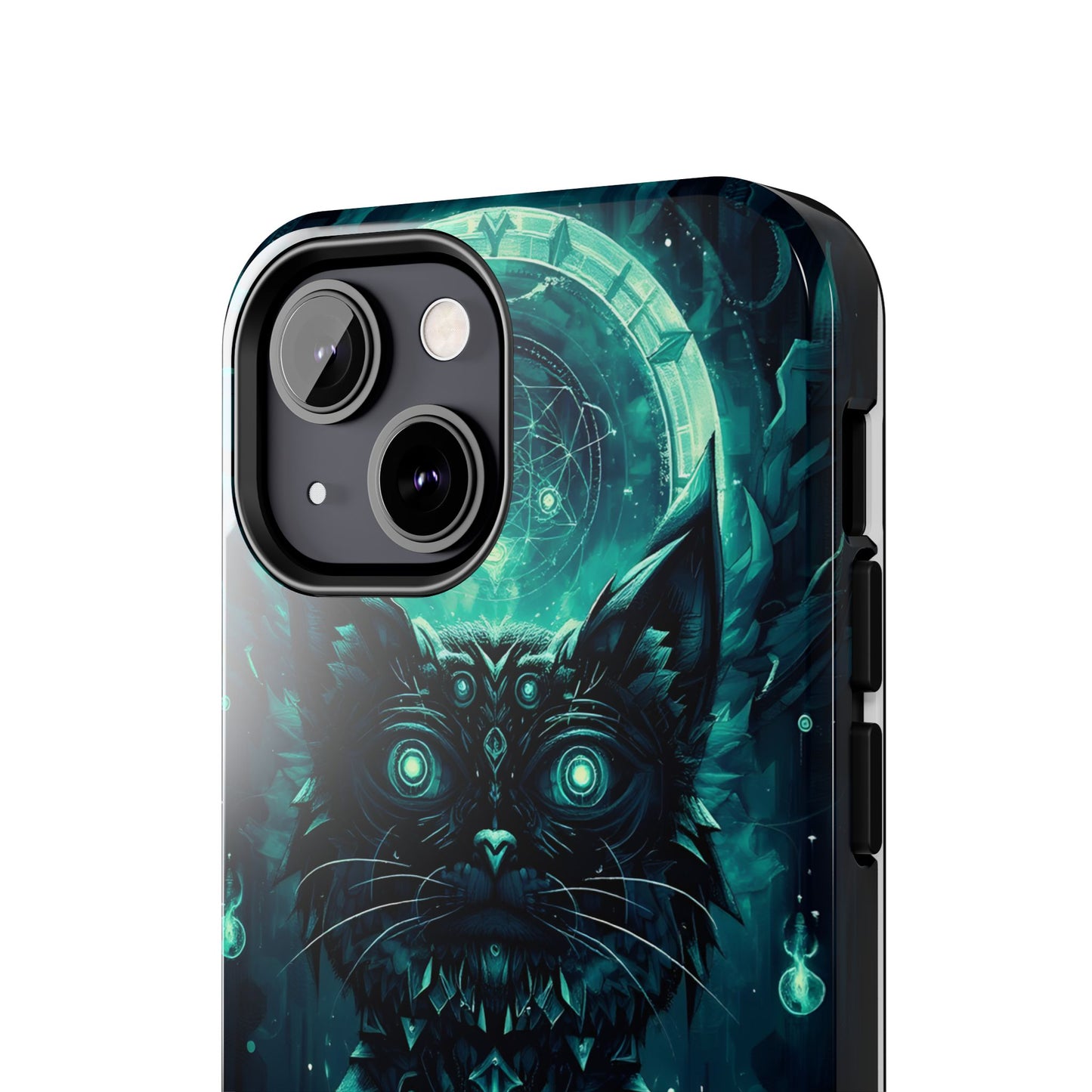 Mystical Dark Cat Phone Case - Tough Protective Cover for Cat Lovers - for iPhone