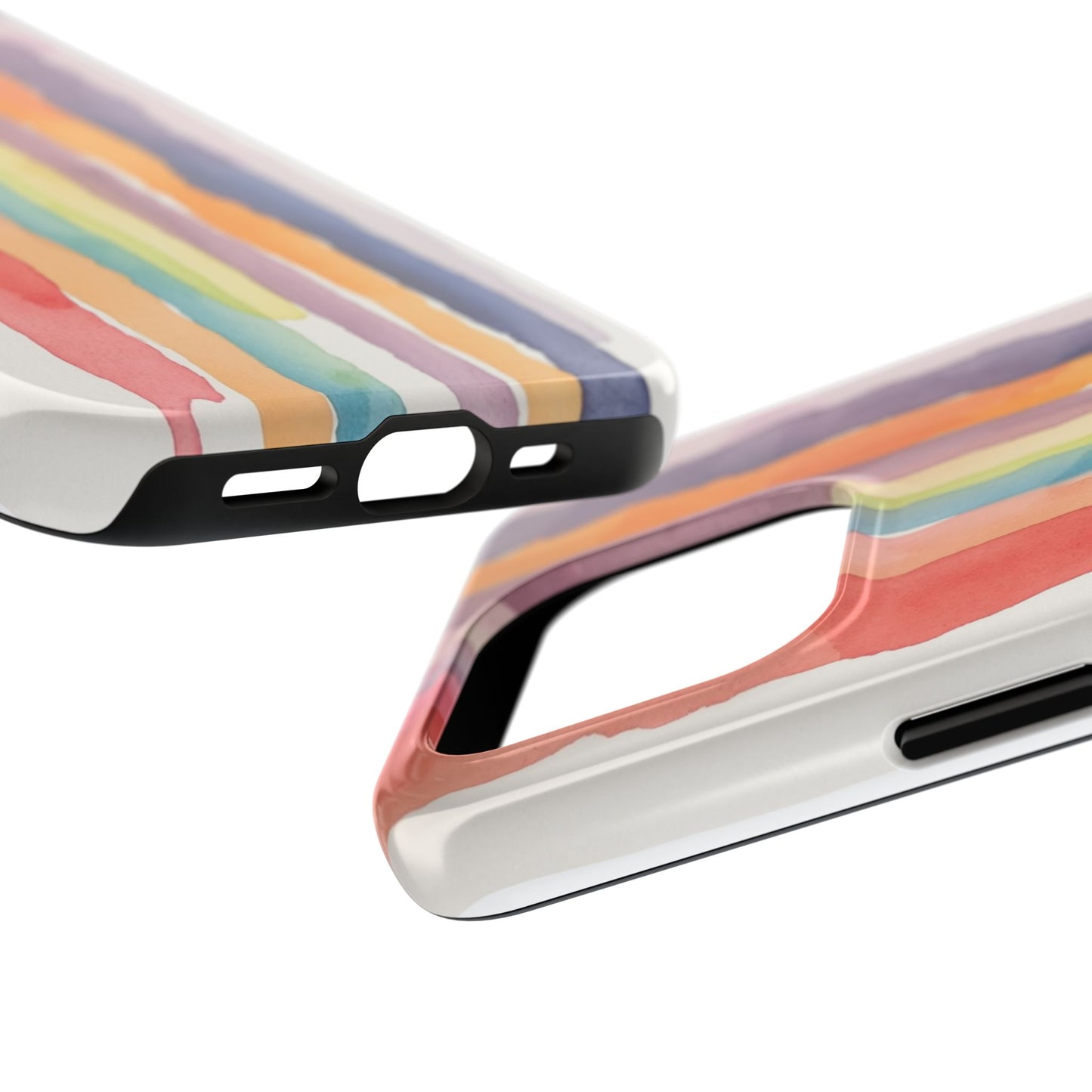 Colorful Watercolor Tough Phone Case - Stylish and Durable Cover for Creative Souls