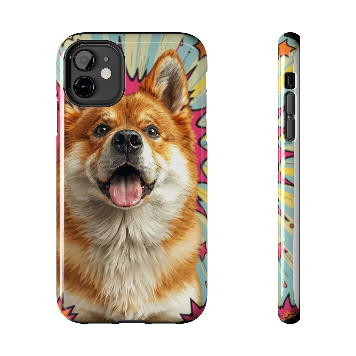 Playful Dog Tough Phone Case - Durable & Stylish Pet Lover Gift
