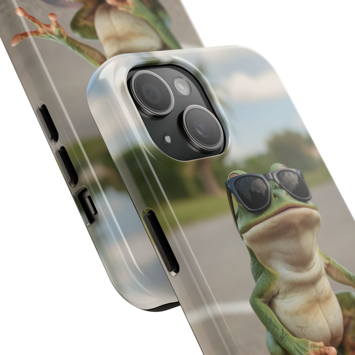 Cool Frog Skateboard Phone Case - Tough and Stylish Protection