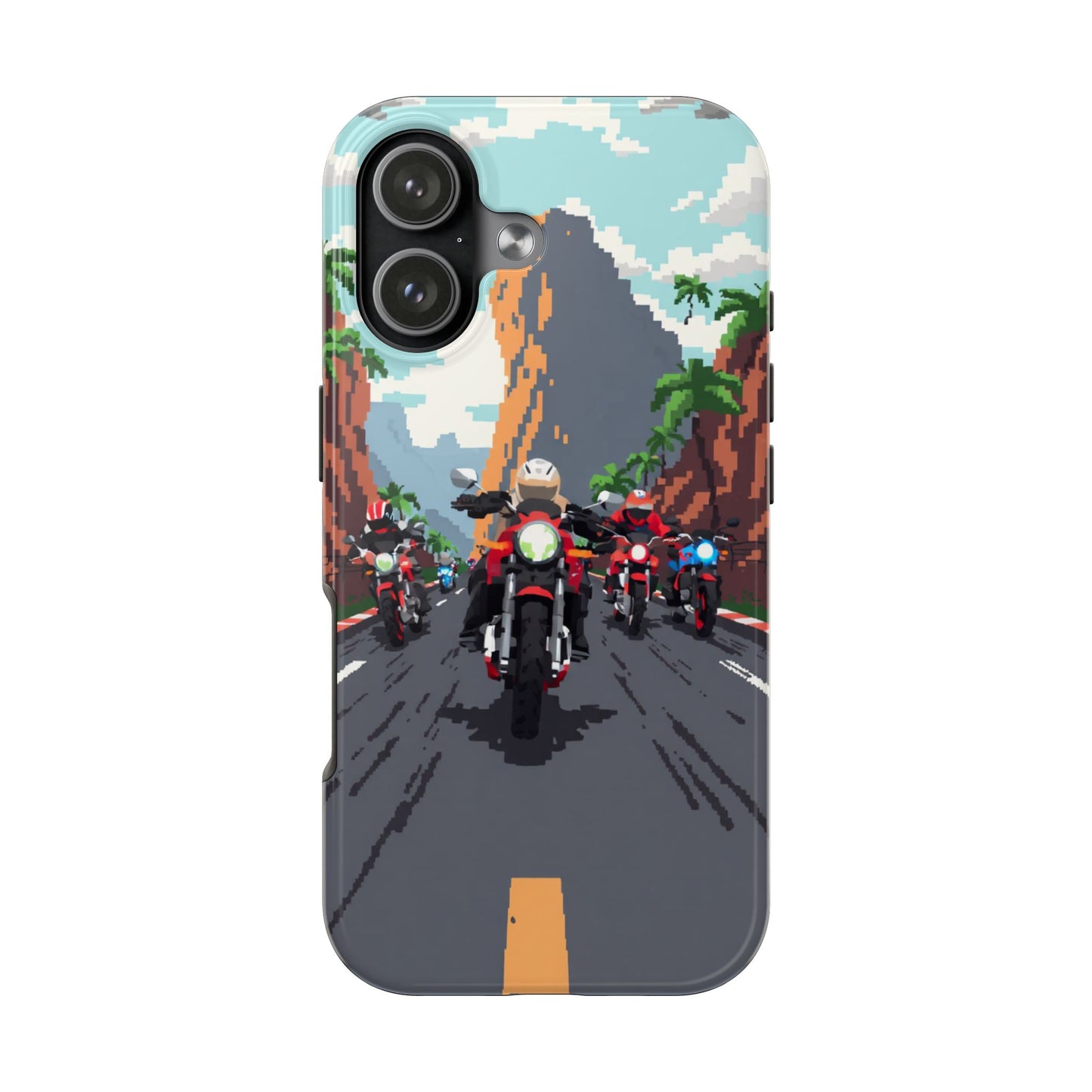 Retro Biker Tough Phone Case - Perfect for Motorcycle Lovers