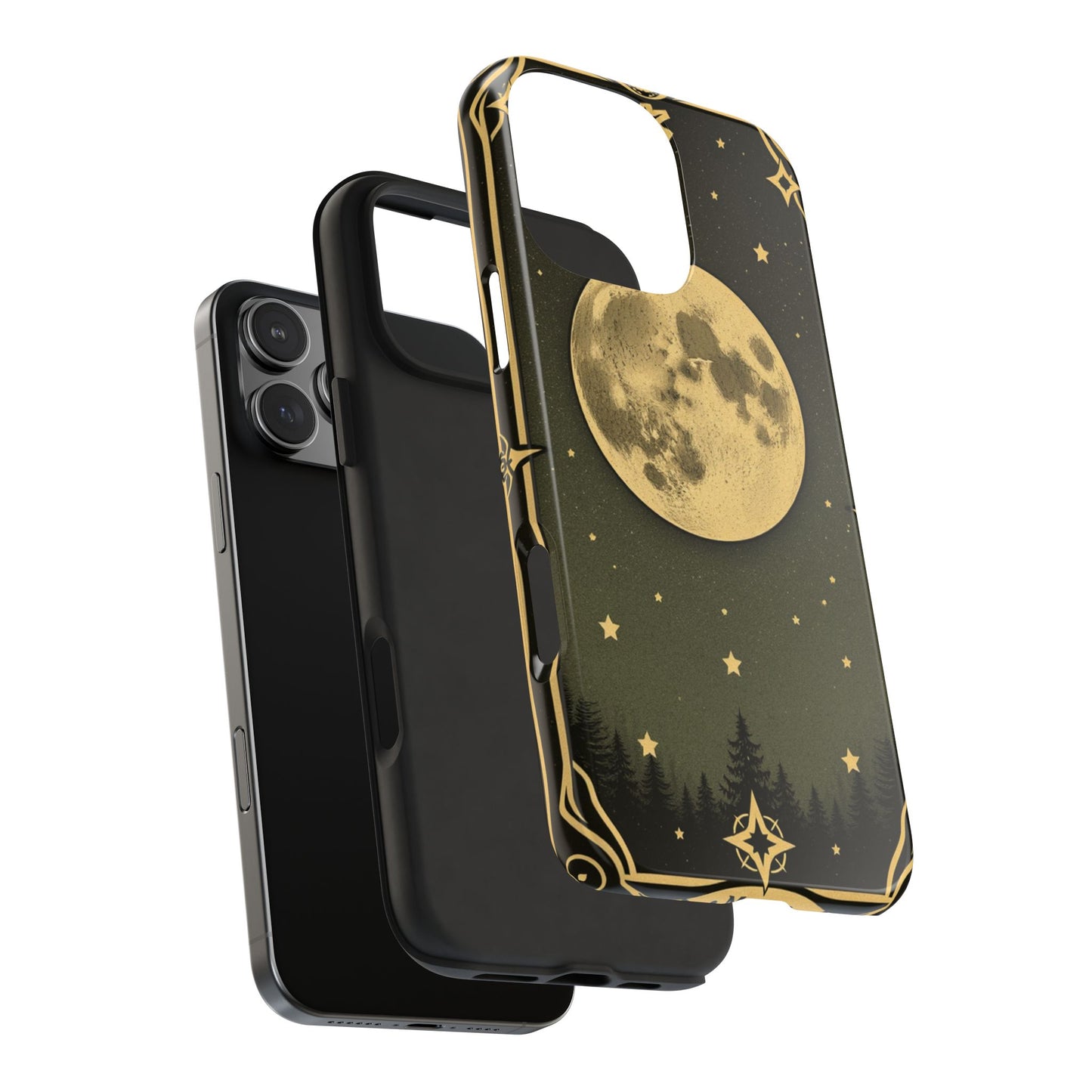 Celestial Moon Phone Case - Tough & Stylish for Star Lovers