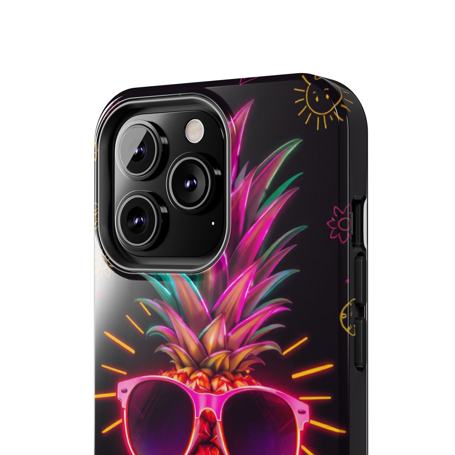 Tough Pineapple Phone Case - Cool, Vibrant Design Perfect for Summer Vibes