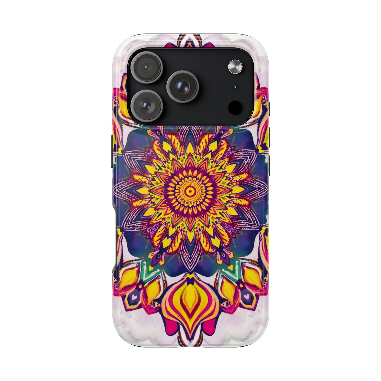 Vibrant Mandala Tough Phone Case - Boho Style Protection - for iPhone