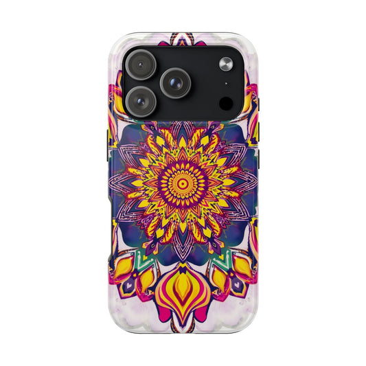 Vibrant Mandala Tough Phone Case - Boho Style Protection - for iPhone