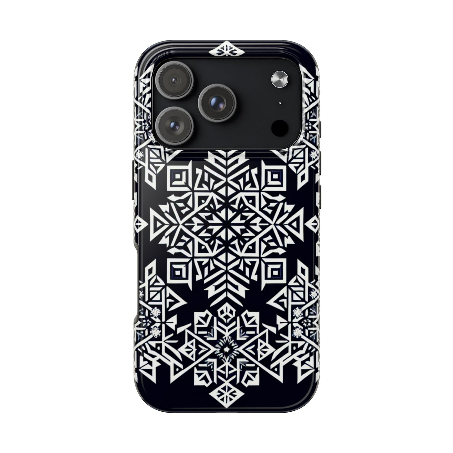 Winter Wonderland Tough Phone Case - Digital Snowflake - for iPhone