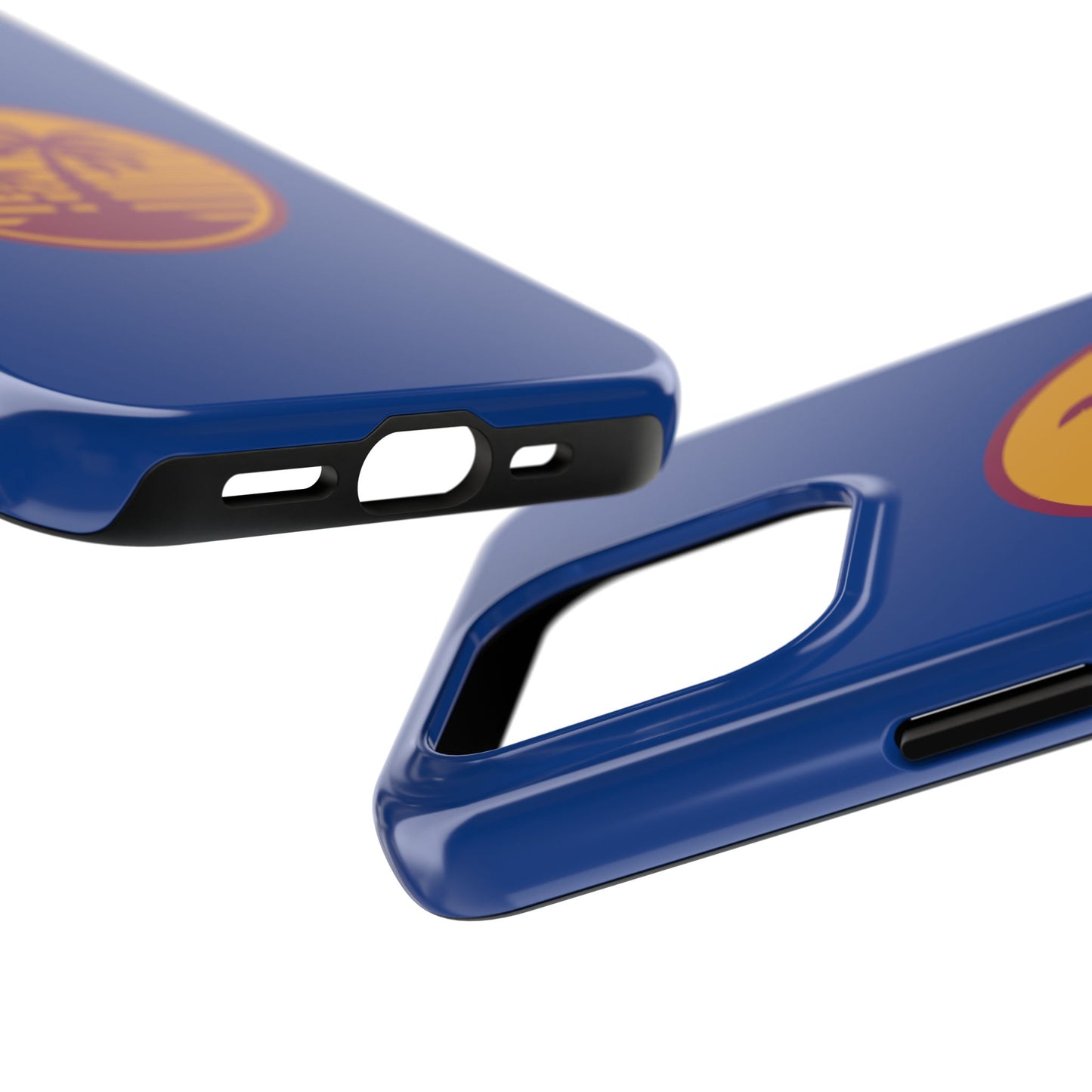 Retro Sunset Tough Phone Case - Vibrant Beach Vibes for Summer Adventures - for iPhone