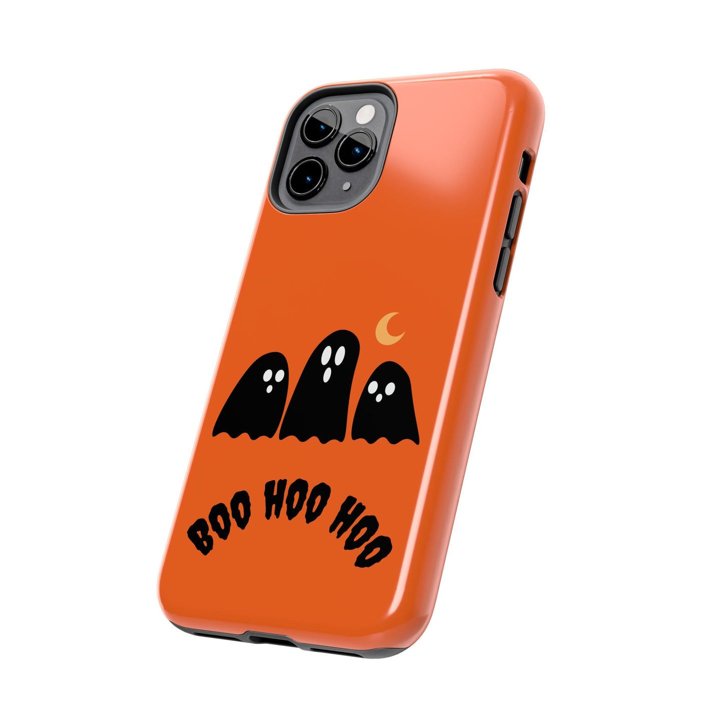 Halloween Ghost Phone Case - Boo Hoo Hoo Design - for iPhone