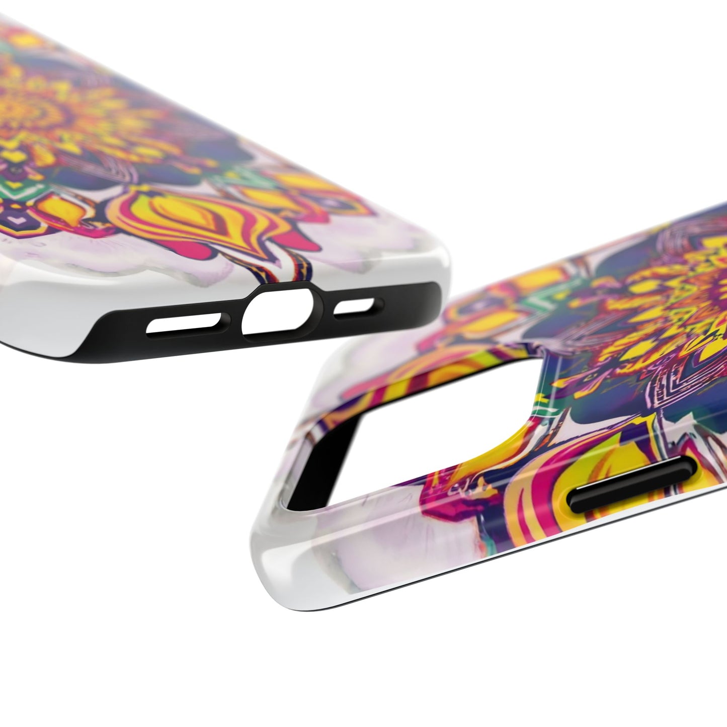 Vibrant Mandala Tough Phone Case - Boho Style Protection - for iPhone