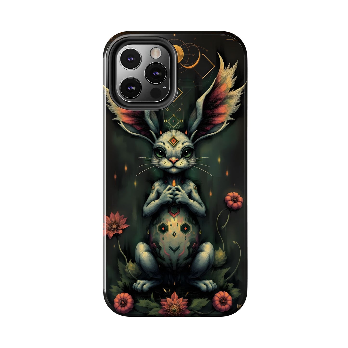 Artistic Rabbit Phone Cases - Unique and Durable Design of Mystical Bunny - for iPhone