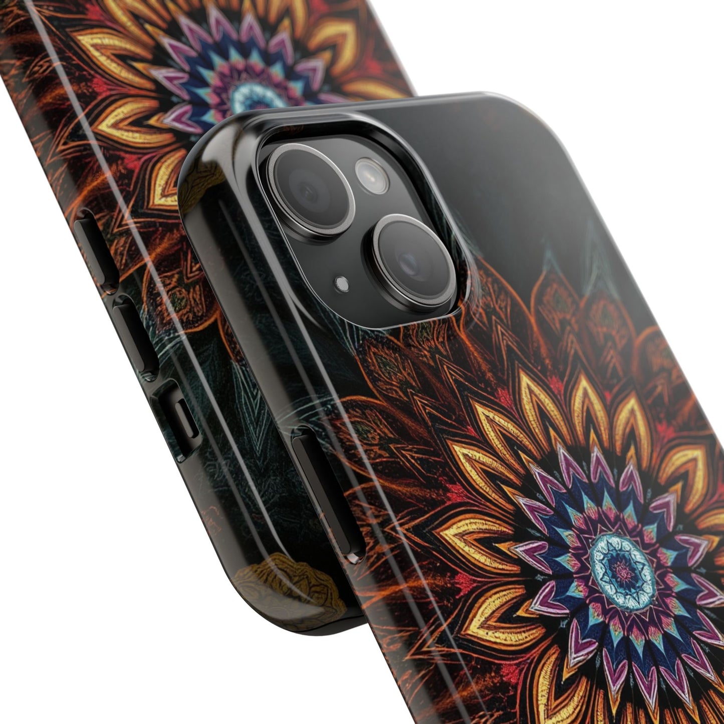 Mystic Mandala Tough Phone Case - Durable Protection with Artistic Design - for iPhone