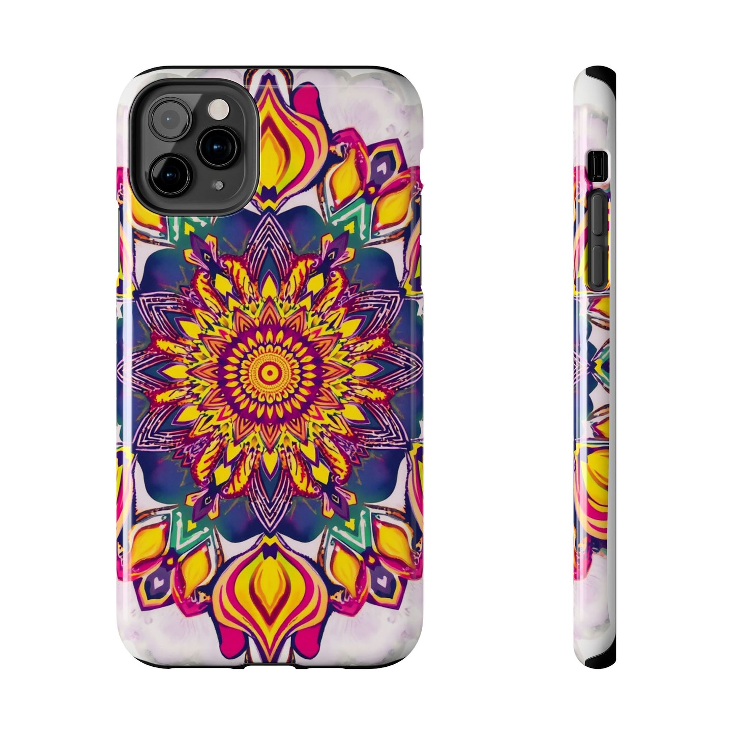 Vibrant Mandala Tough Phone Case - Boho Style Protection - for iPhone
