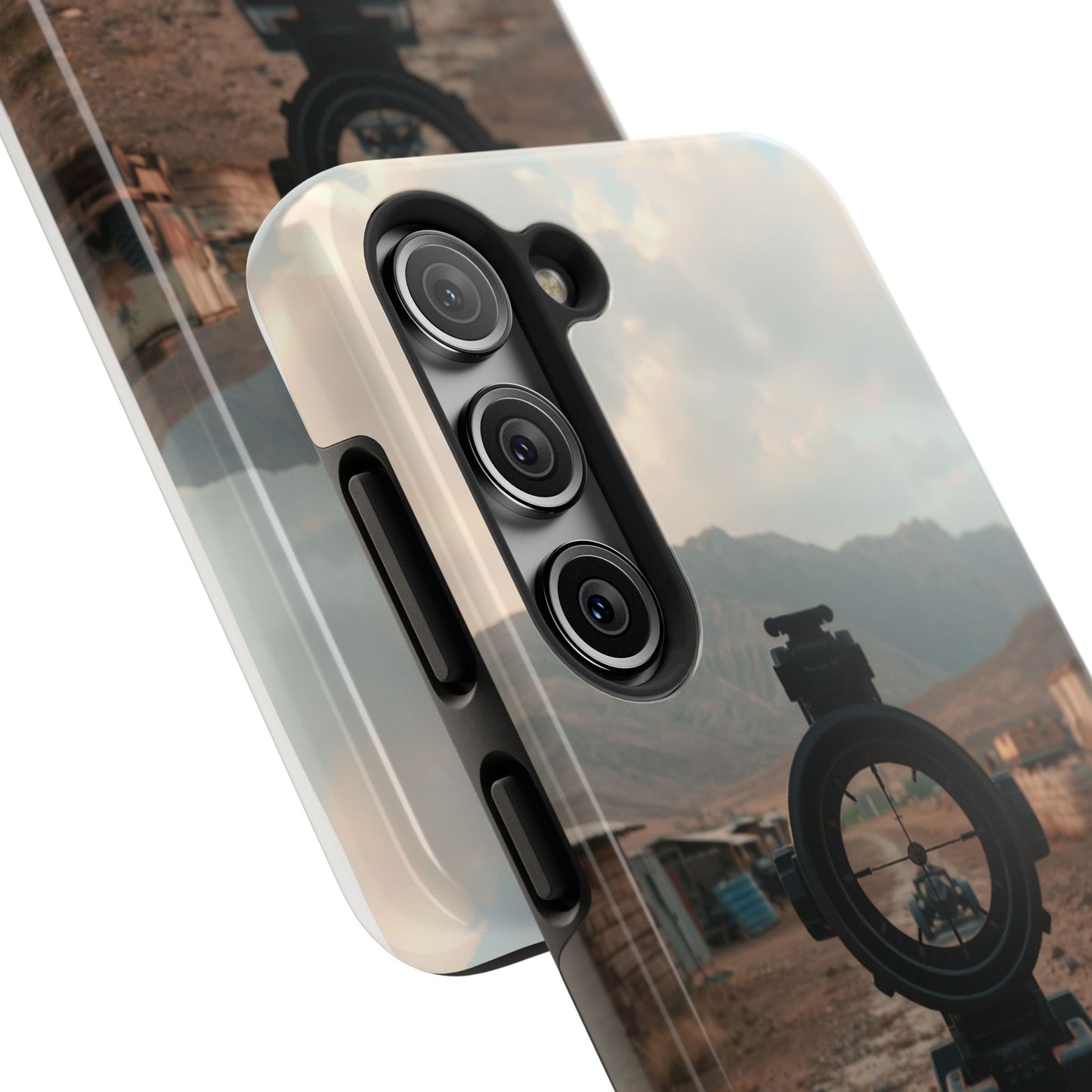 Tough Phone Case - Military Inspired Design with Sniper Scope