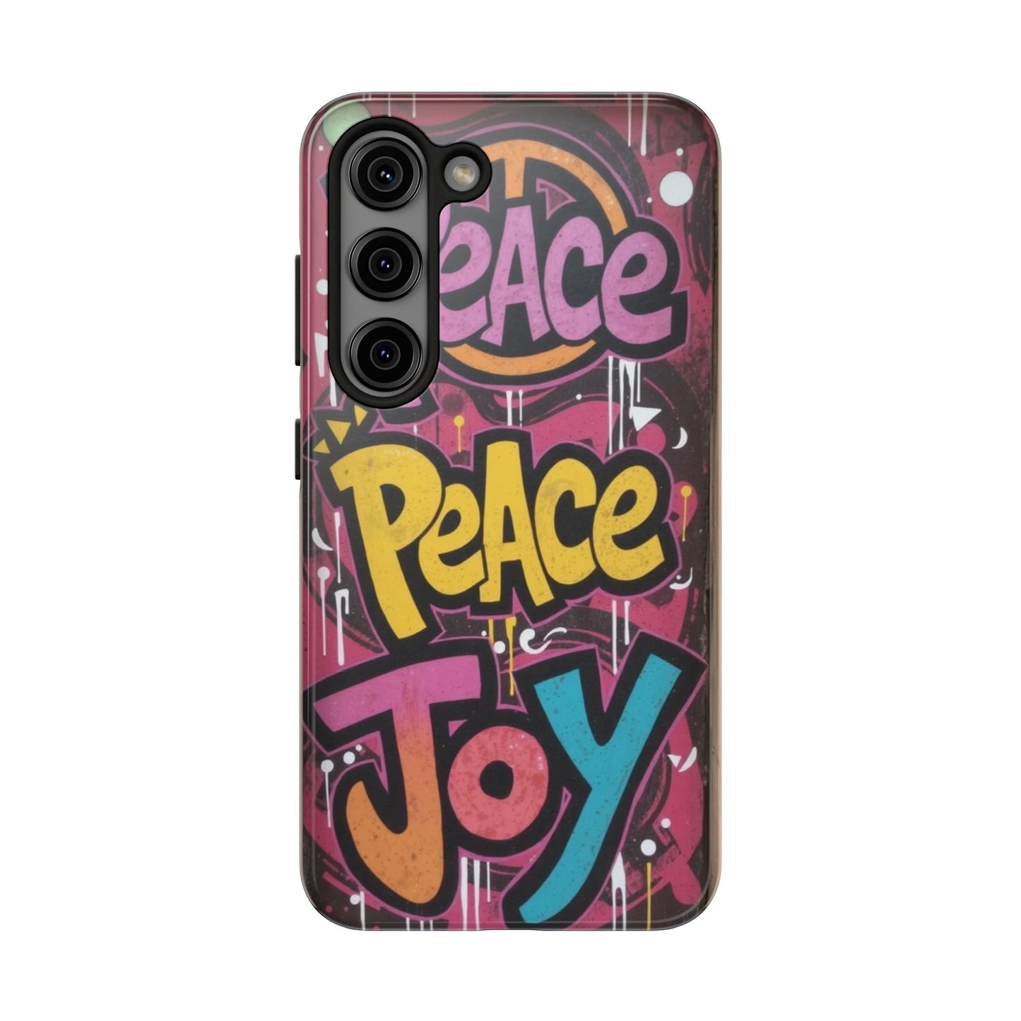 Colorful Peace Joy Tough Phone Case
