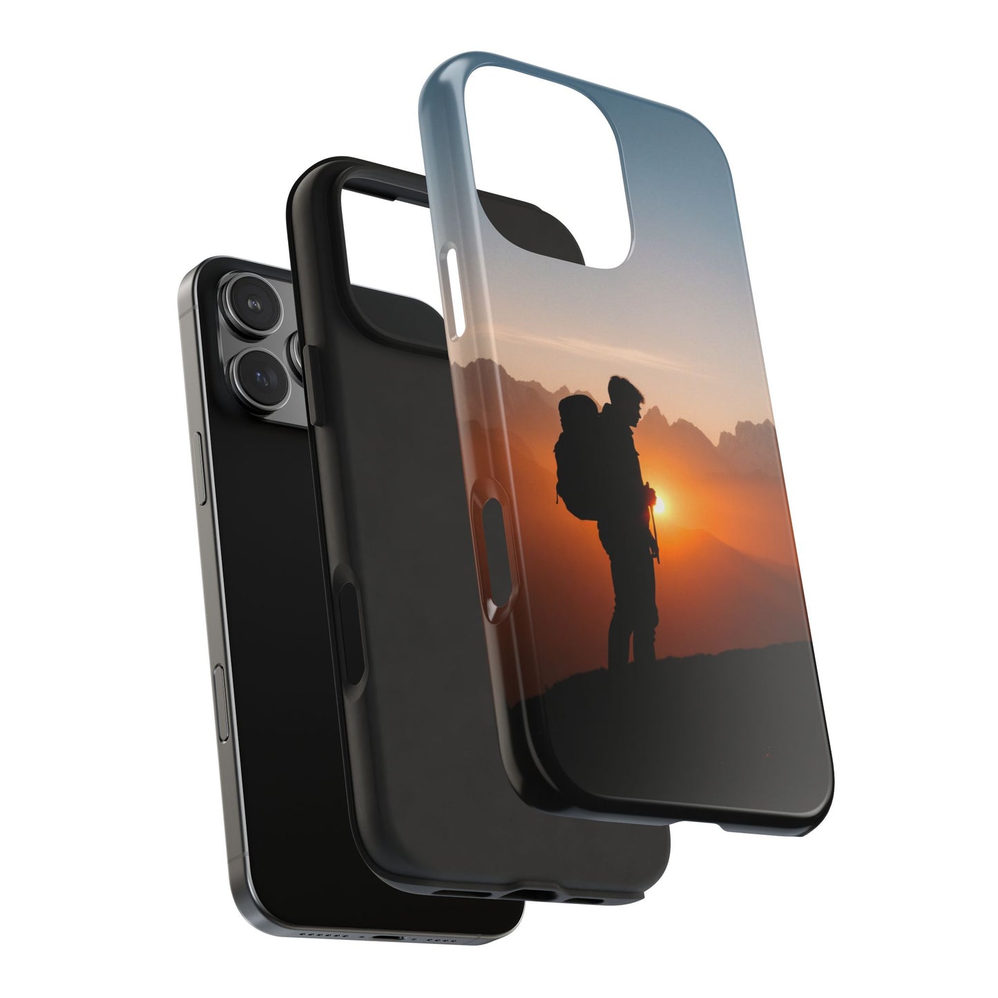 Explorer Adventure Sunset Mountain iPhone Case