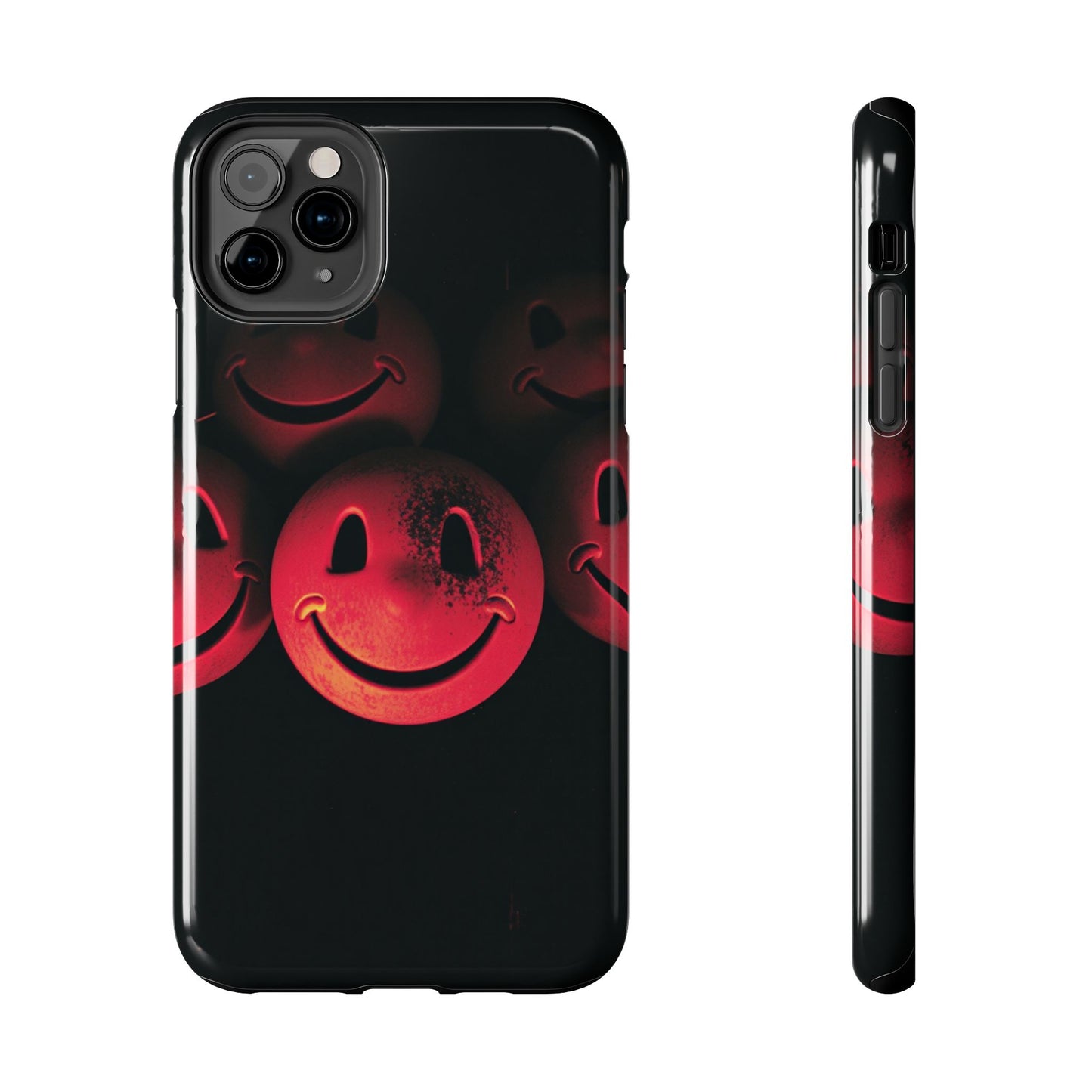 Smiley Face Tough Phone Case - Durable Protection with Fun Design