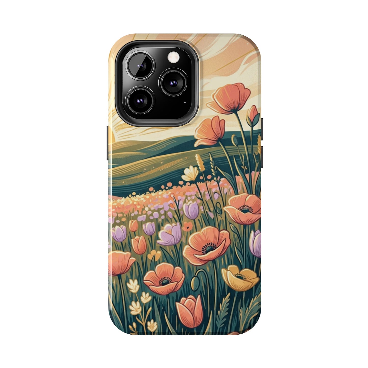 Floral Sunrise iPhone Case — Land of Flowers Design