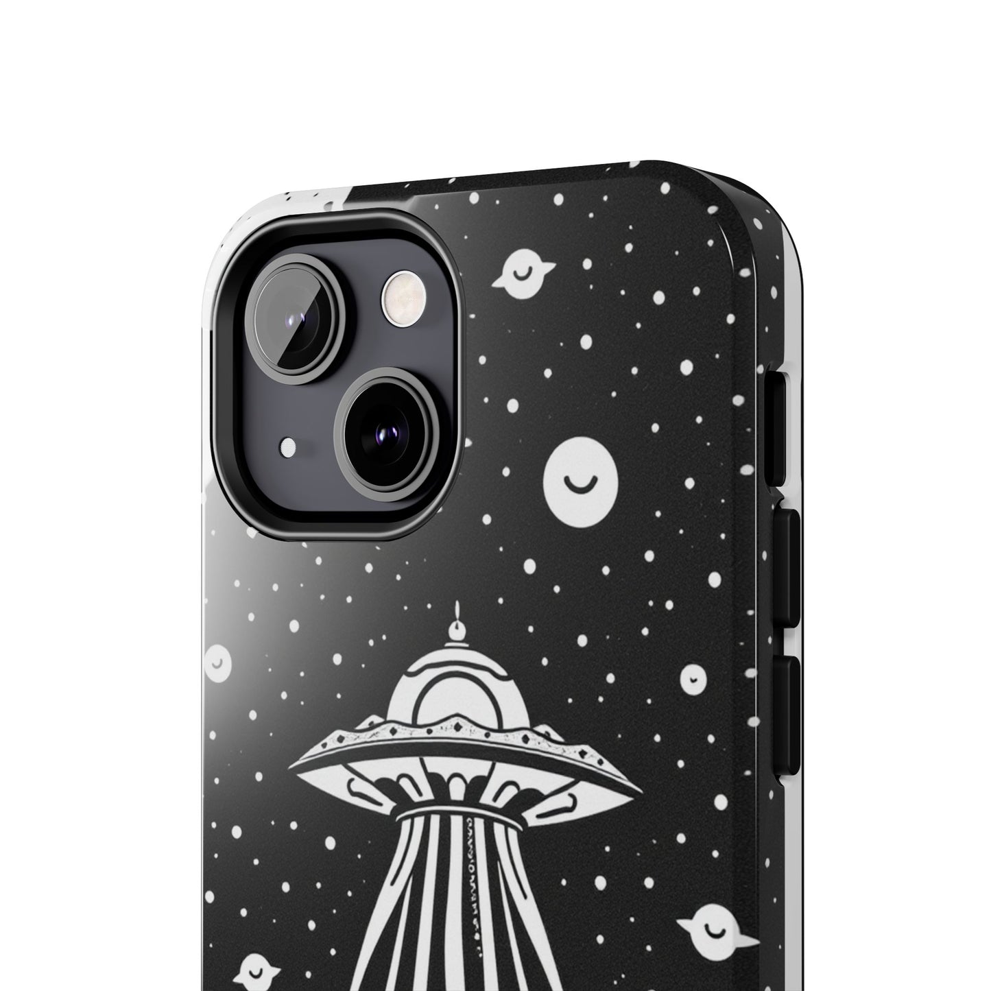 Galaxy UFO Tough Phone Case - Durable Protection with Unique Space Design