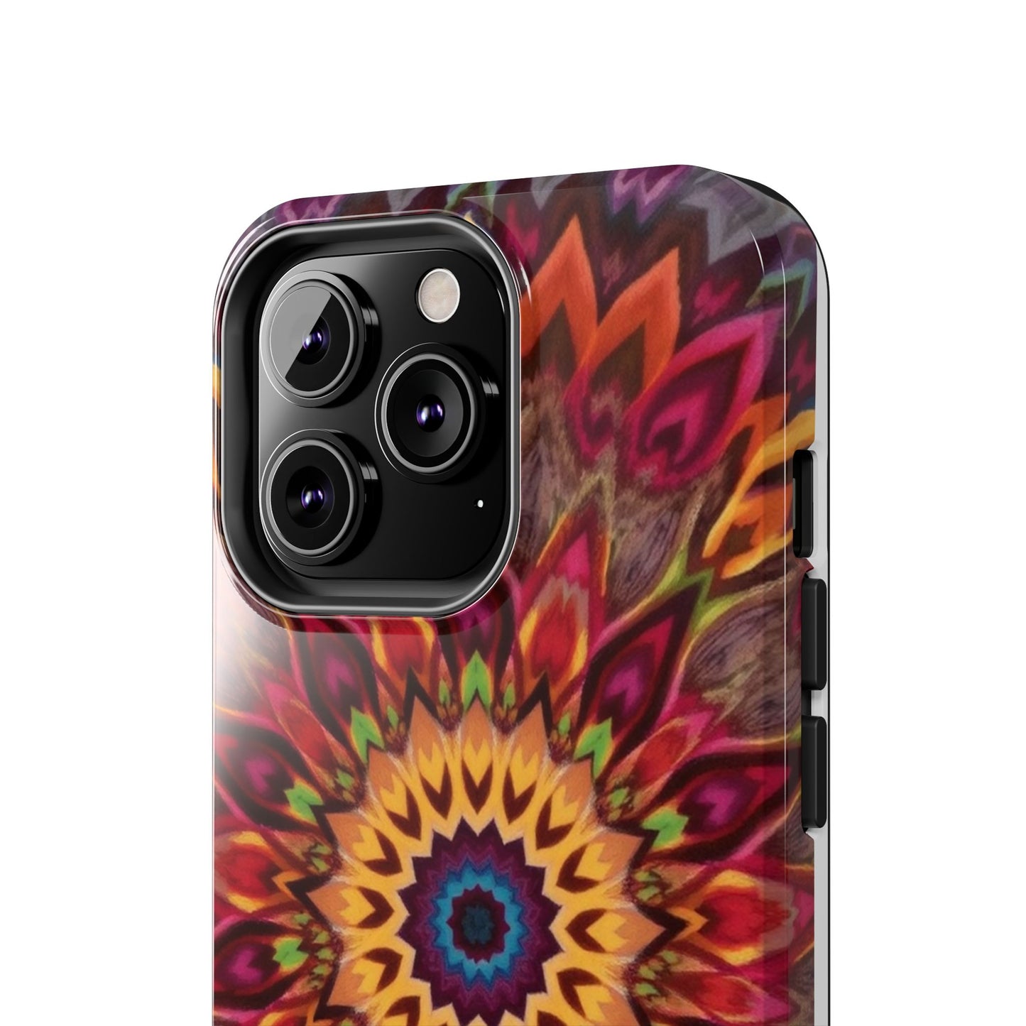 Vibrant Floral Mandala Tough Phone Case | Stylish and Durable Protection - for iPhone