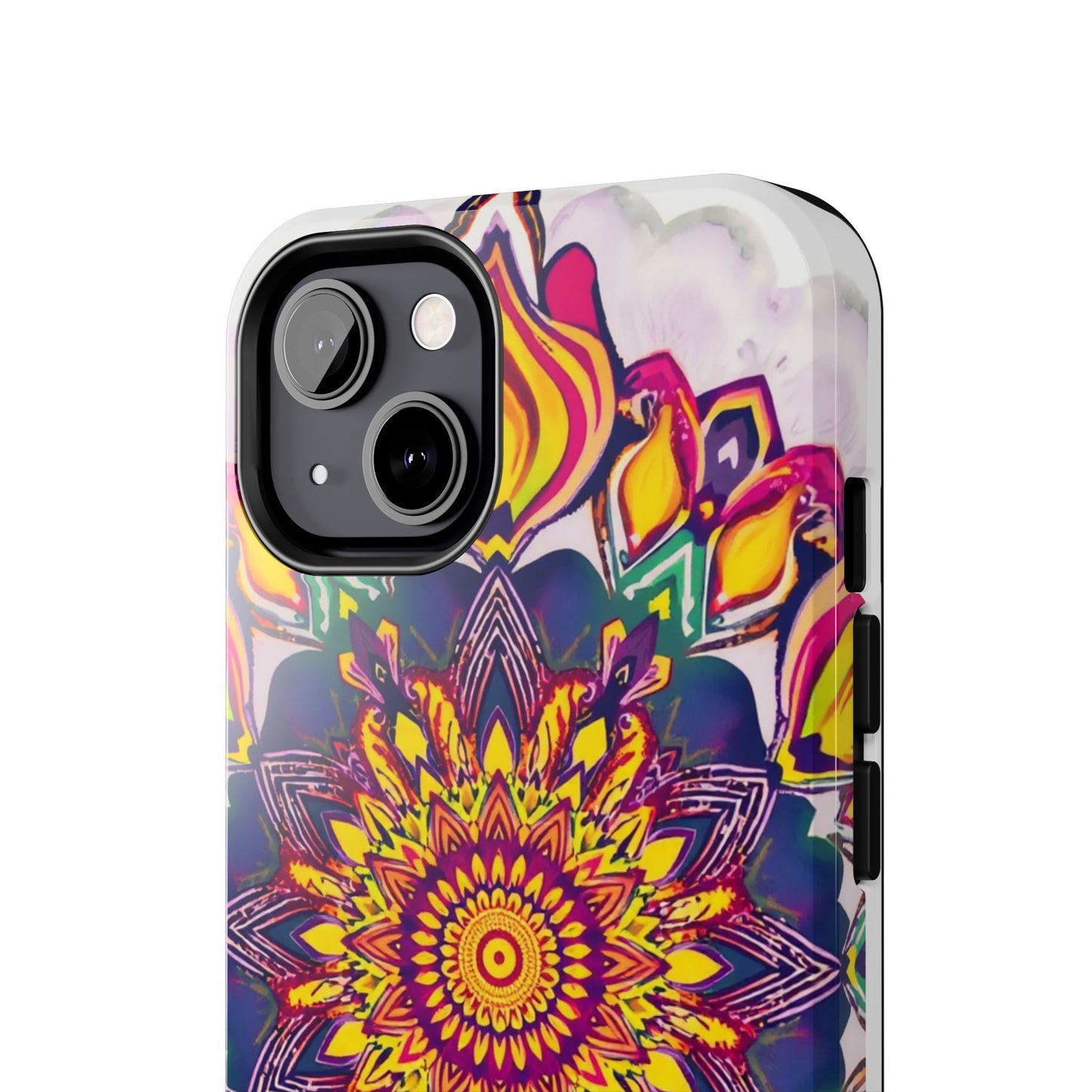 Vibrant Mandala Tough Phone Case - Boho Style Protection - for iPhone