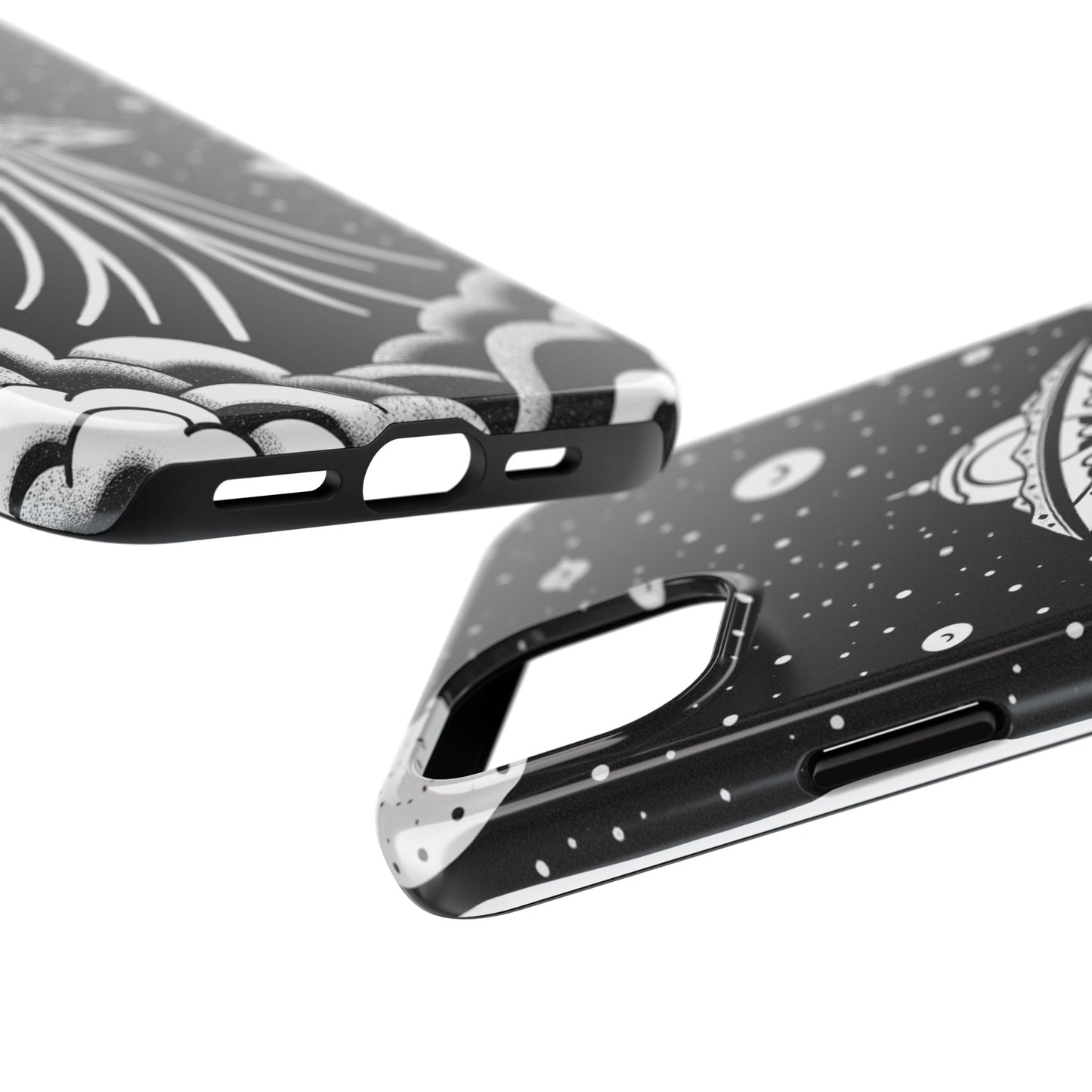 Galaxy UFO Tough Phone Case - Durable Protection with Unique Space Design