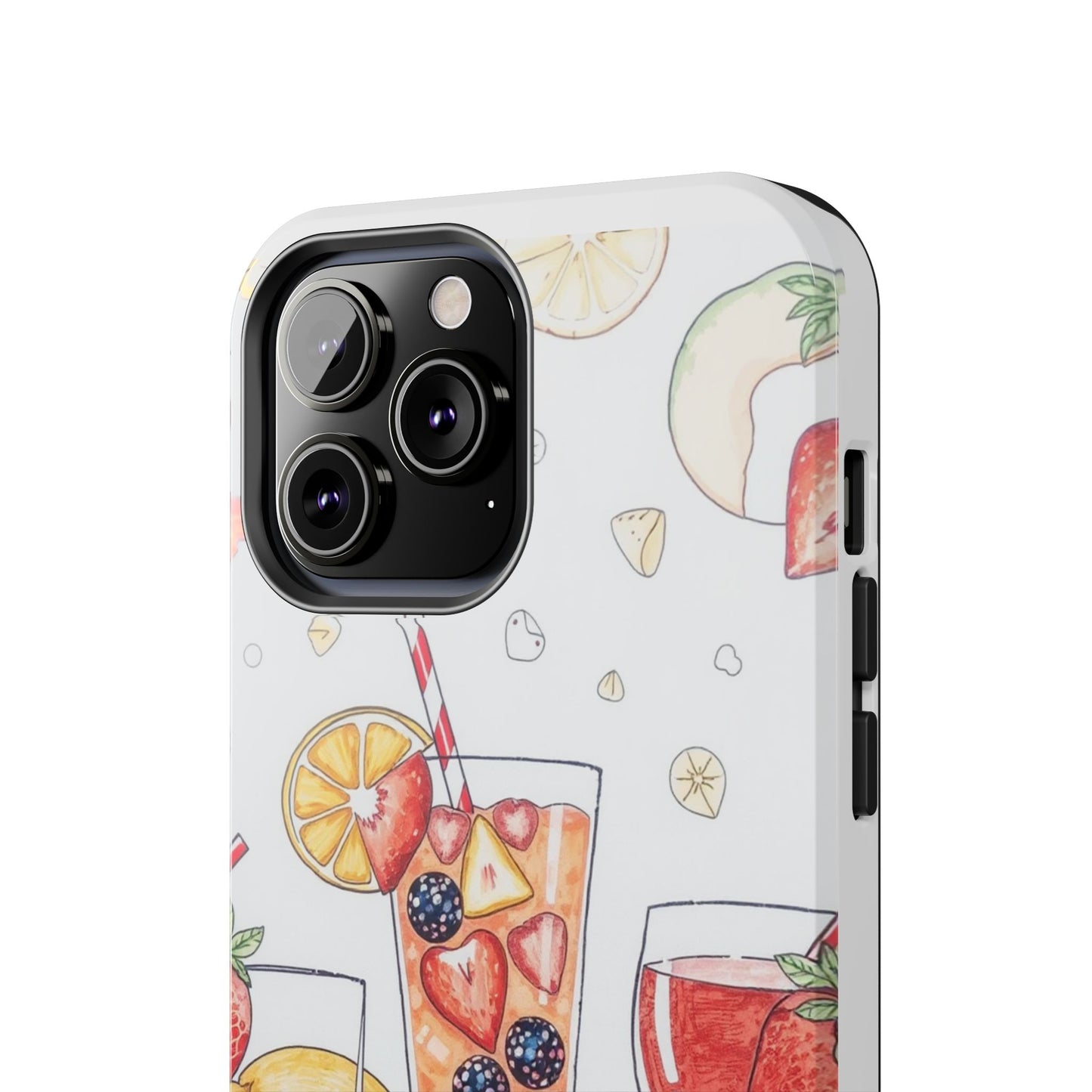 Colorful Fruit Cocktail Tough Phone Case - Perfect for Summer Vibes
