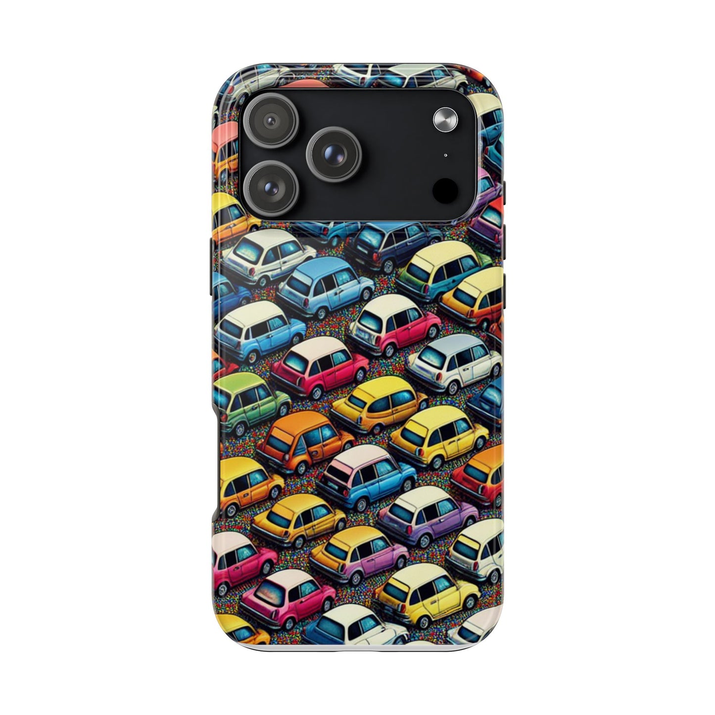 Car Phone Case - City Traffic Pattern Design - for iPhone