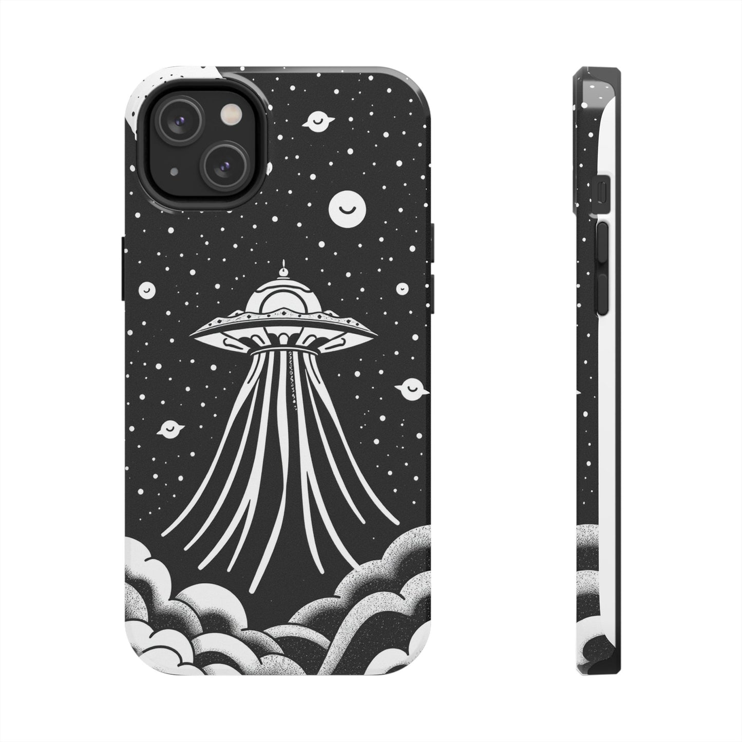 Galaxy UFO Tough Phone Case - Durable Protection with Unique Space Design