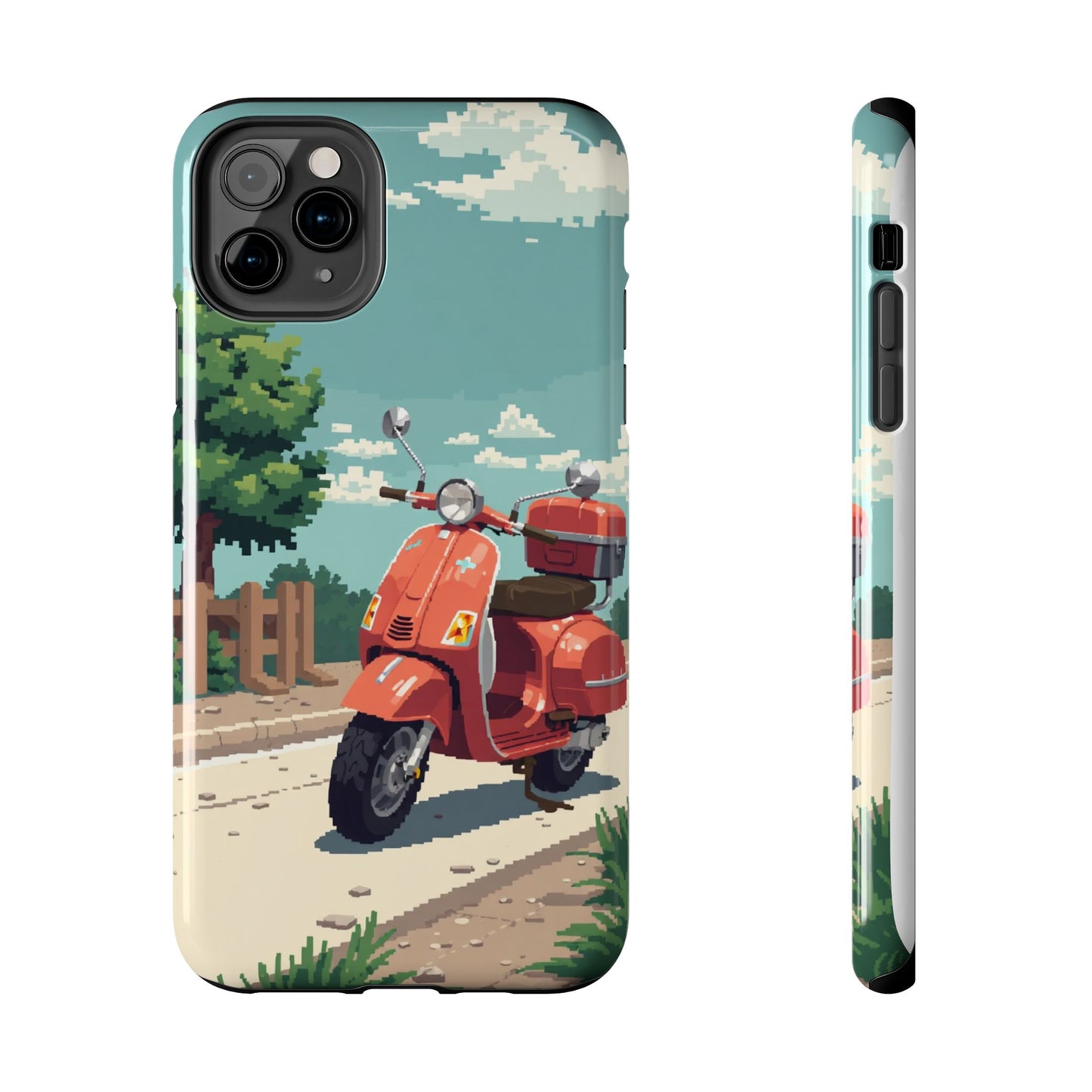 Retro Scooter Phone Case - Tough & Stylish Protection