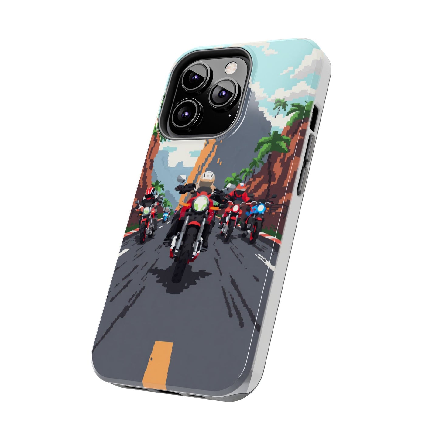 Retro Biker Tough Phone Case - Perfect for Motorcycle Lovers