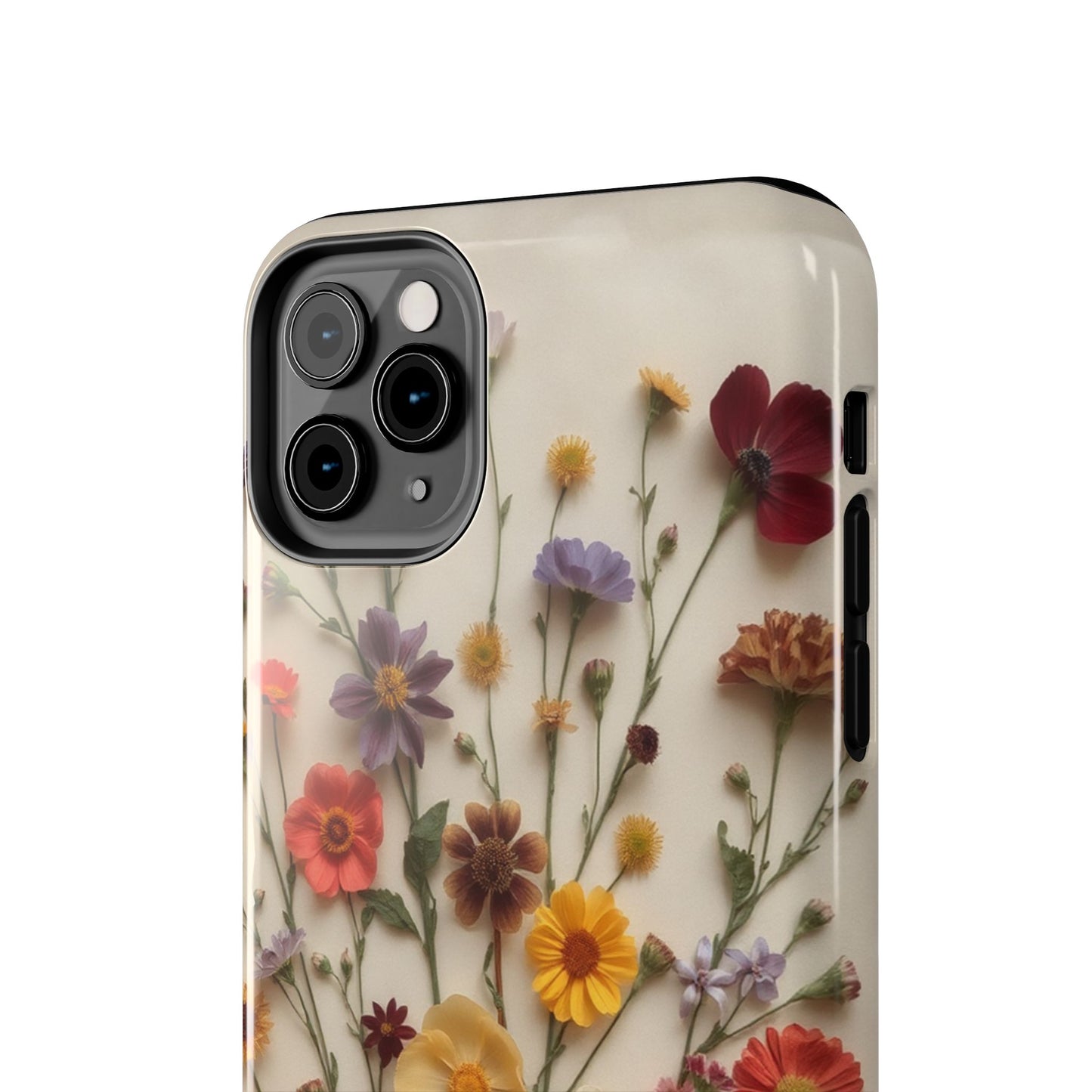 Floral Tough Phone Case - Durable Protection with Nature-Inspired Design