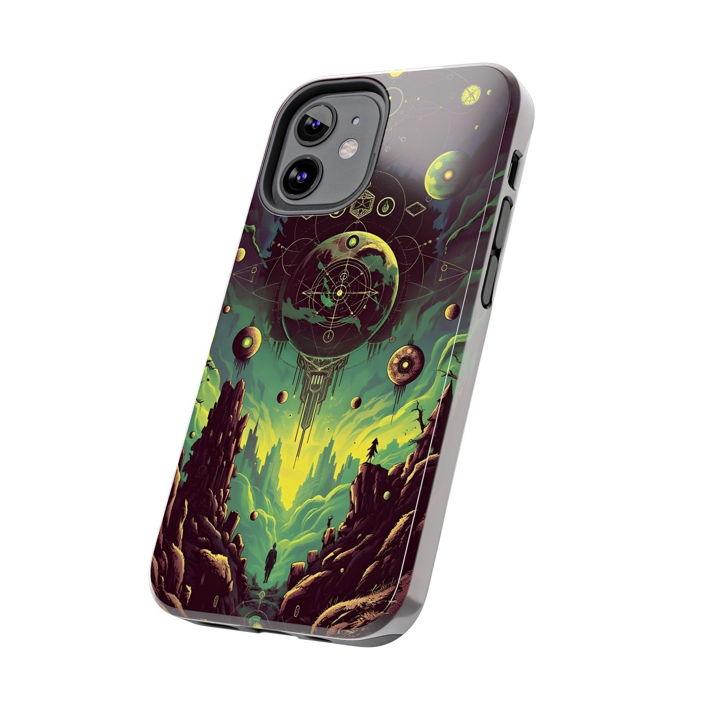 Cosmic Adventure Tough Phone Case - Galaxy Design for Space Enthusiasts - for iPhone