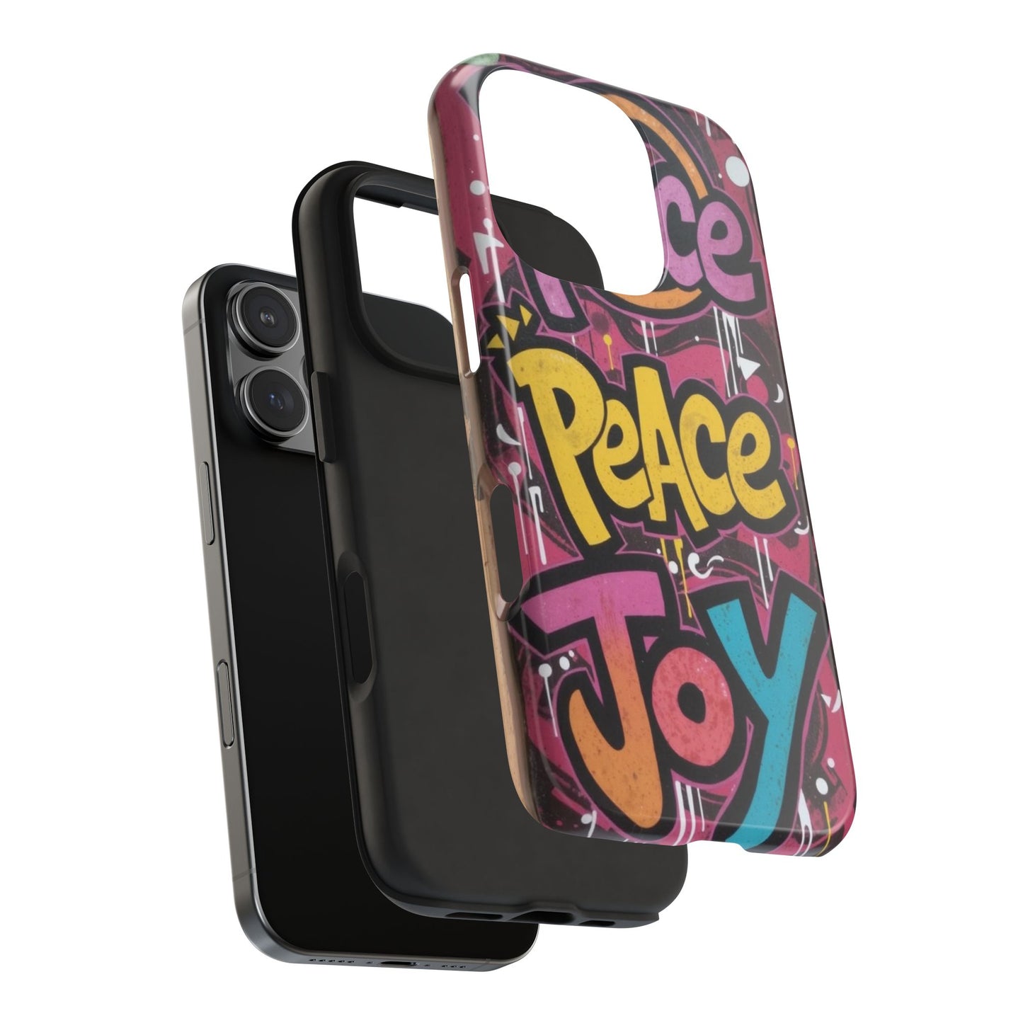 Colorful Peace Joy Tough Phone Case