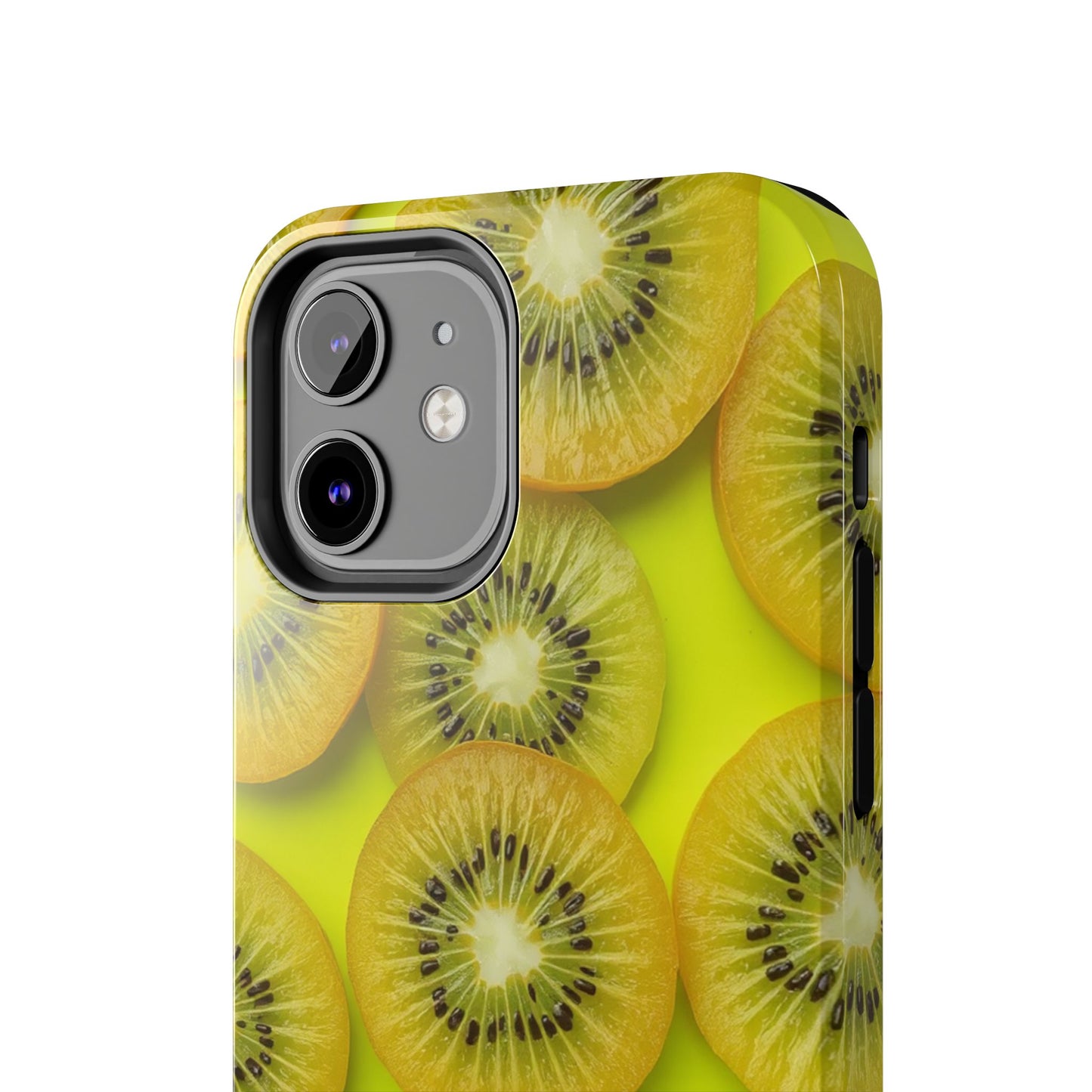 Vibrant Kiwi Tough Phone Case - Bright Yellow Design for Fruit Lovers