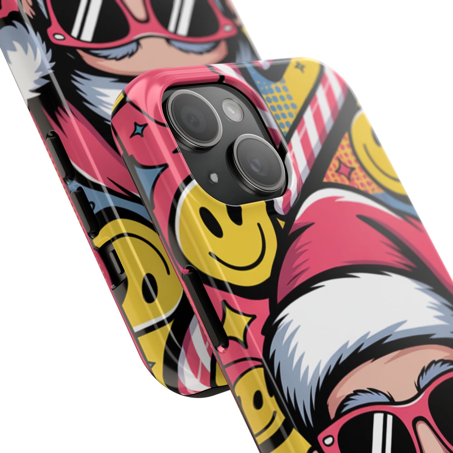 Pop Art Santa Sunglasses Tough Phone Case for Holiday Vibes